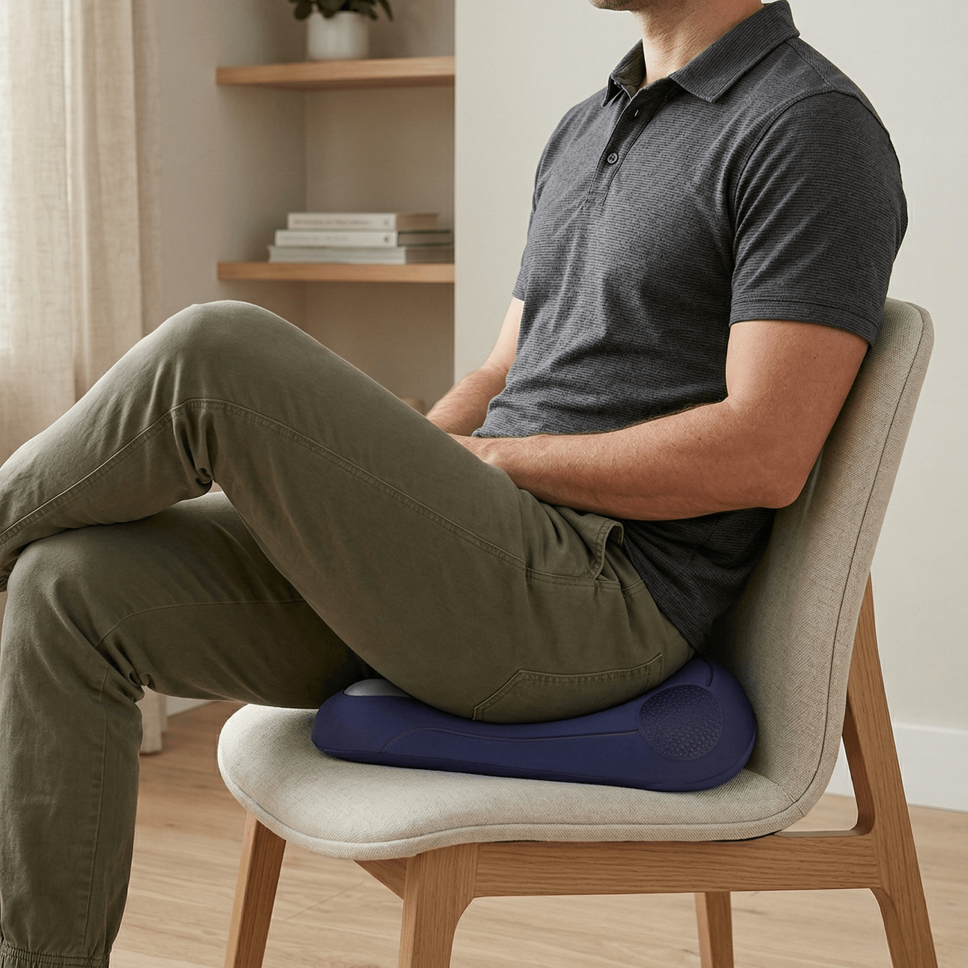 sit-on-top pelvic floor trainer cushion comfortable kegel exerciser for hip & core strength