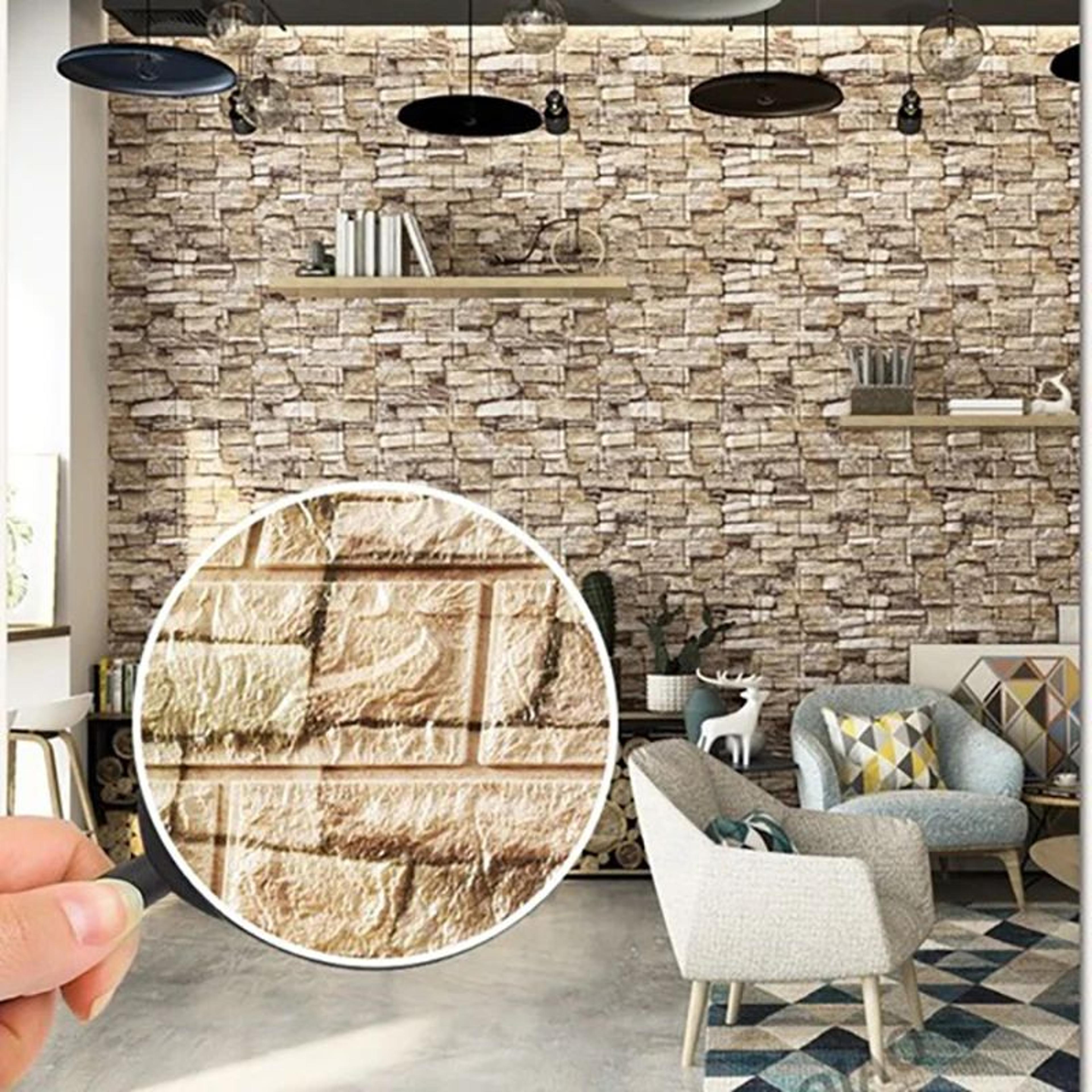 3D Peel And Stick Brick Wallpaper Panels Waterproof SelfAdhesive Faux Brick Wall Decor 5