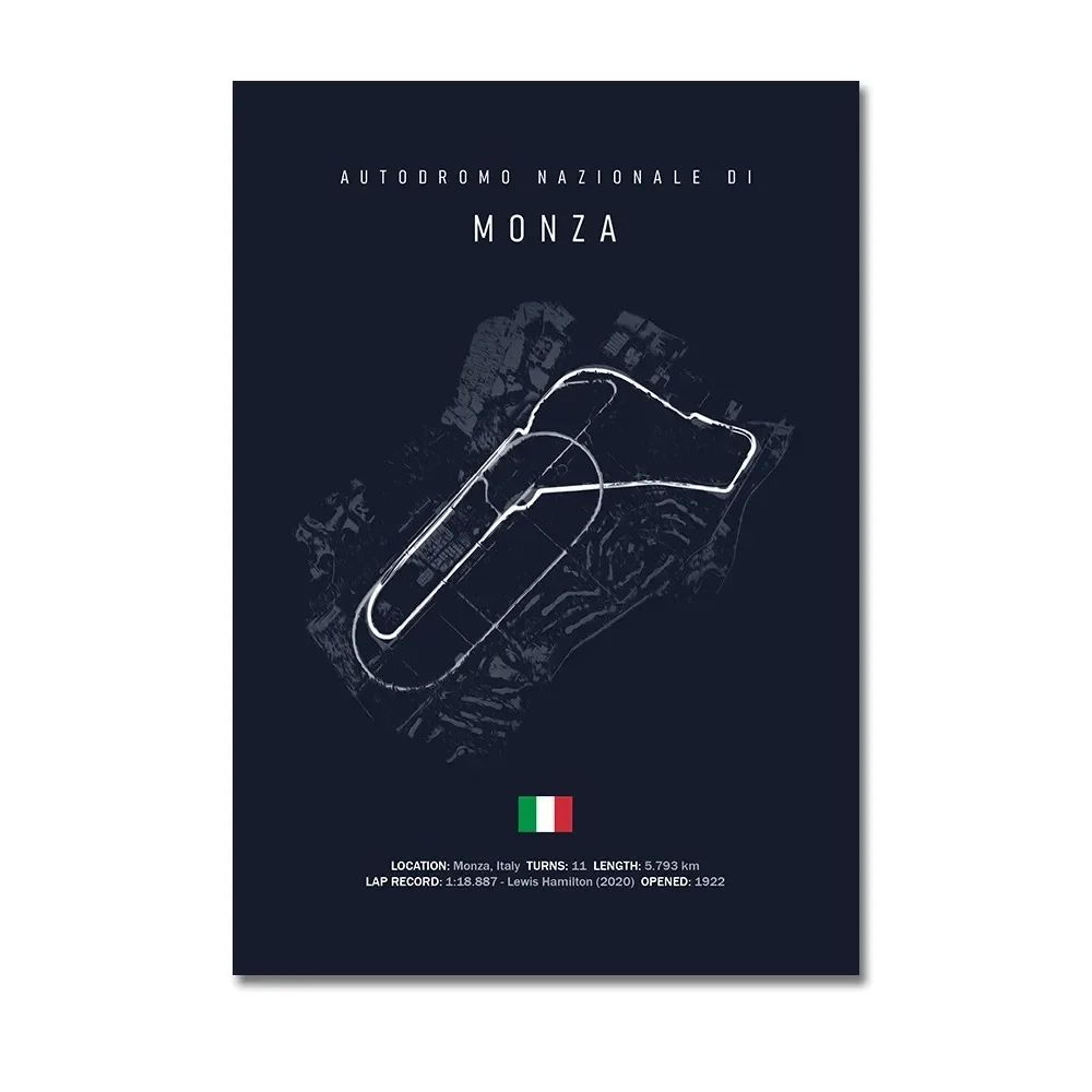 silverstone monza nurburgring f1 wall art canvas racing poster