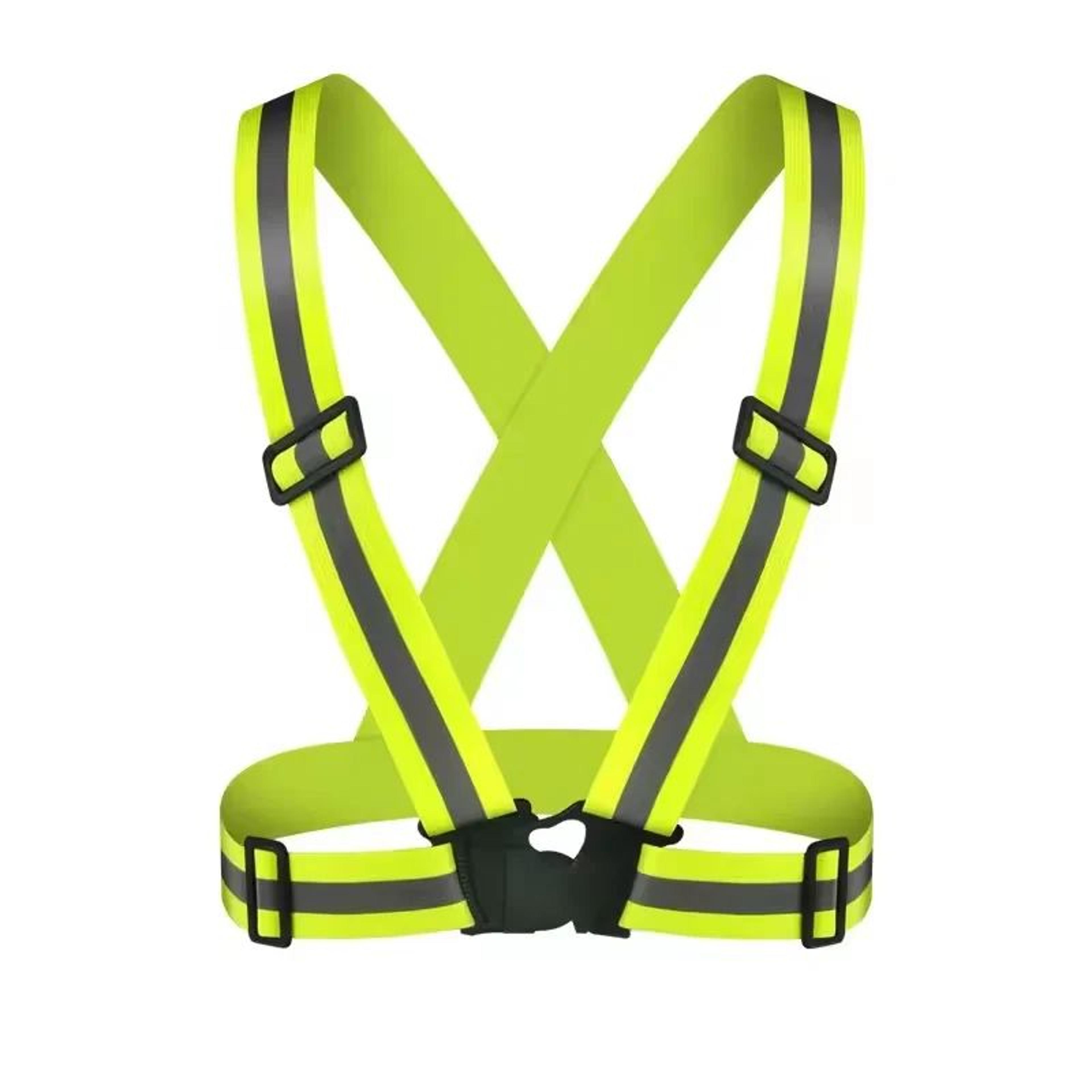 ReflectaFit Adjustable Reflective Running Vest For Night Safety  Visibility 8