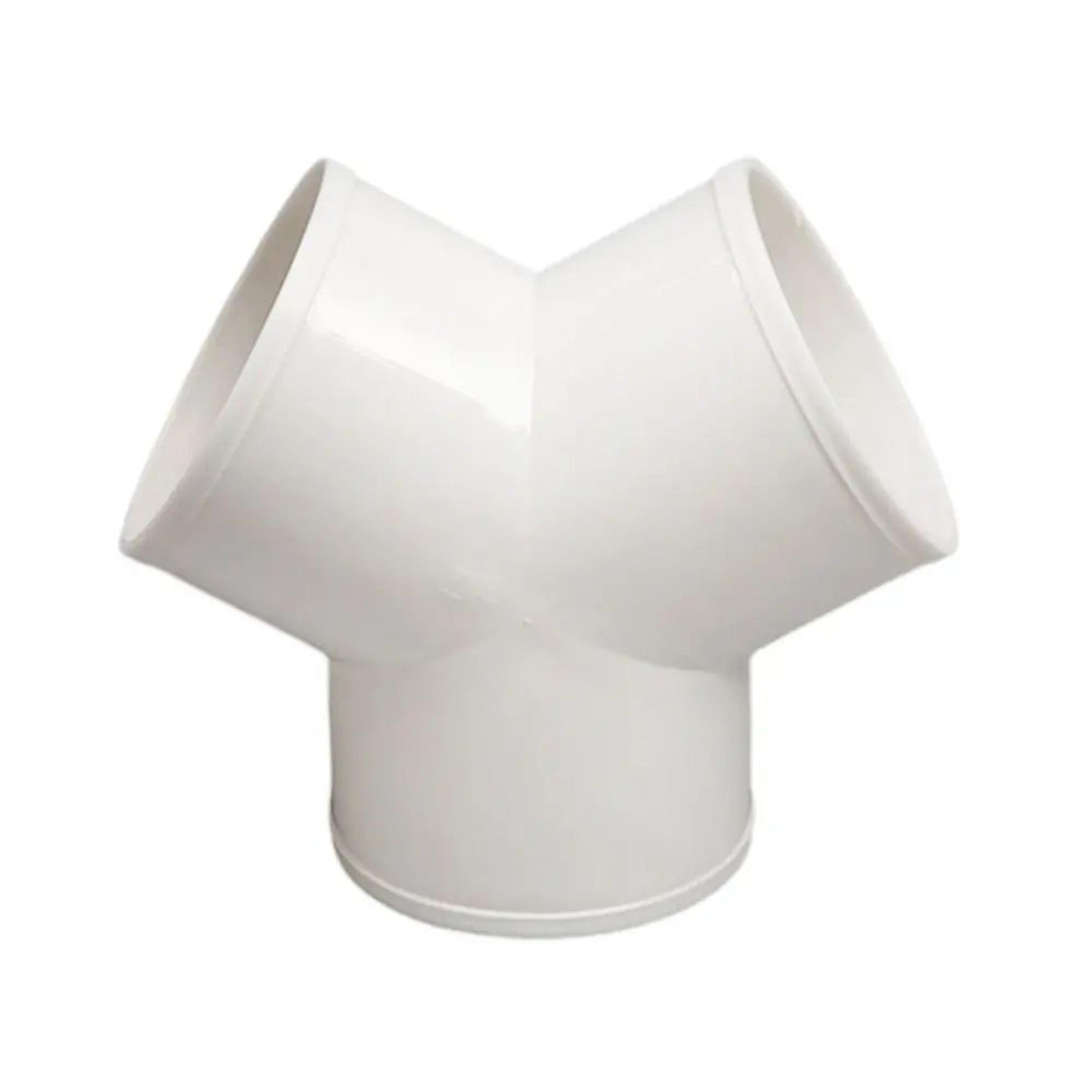 HighFlow PVC Duct Splitter Connector  3 Way Ventilation Pipe Coupler For Exhaust Systems 9