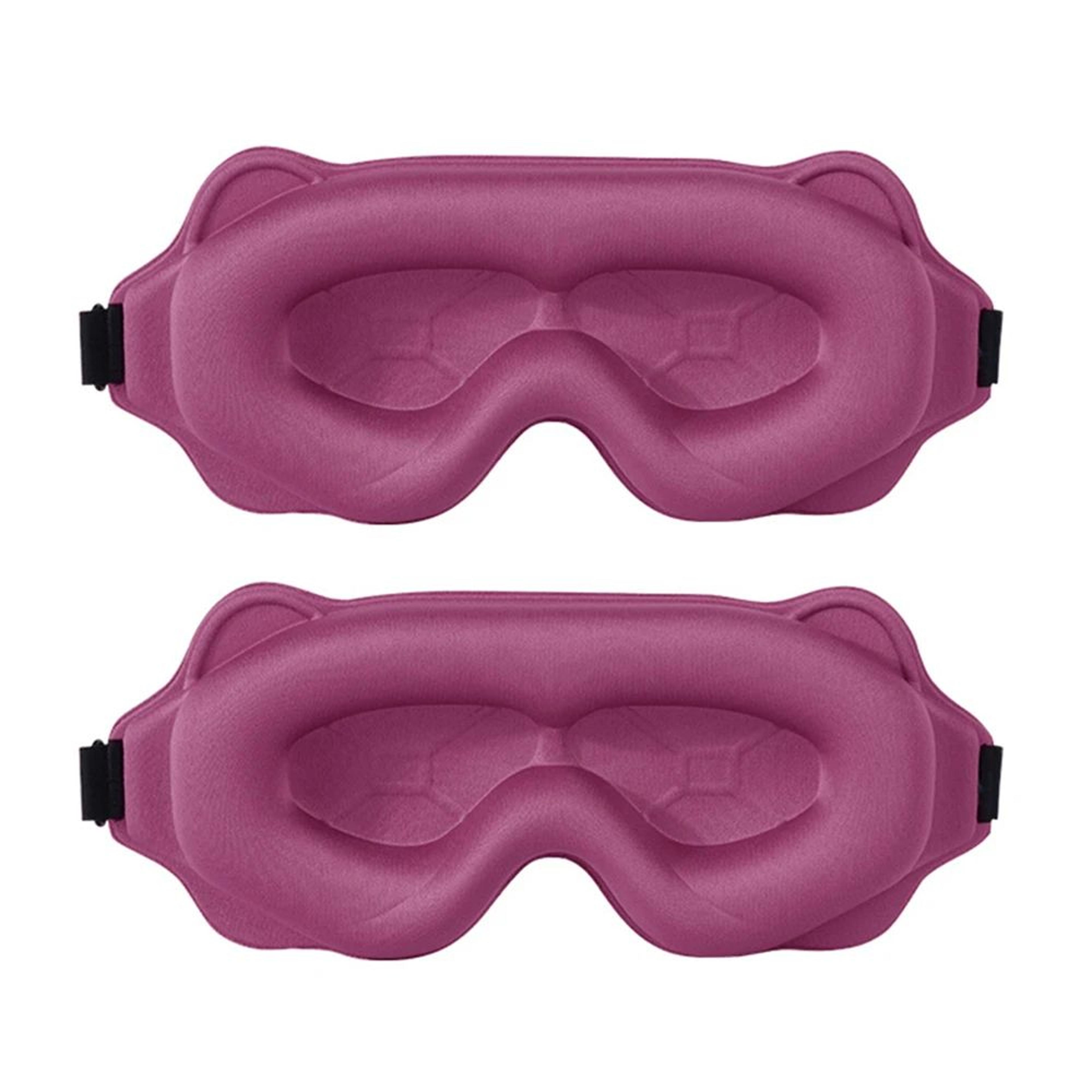 3D Contoured Sleep Mask For Total Blackout Comfort 15