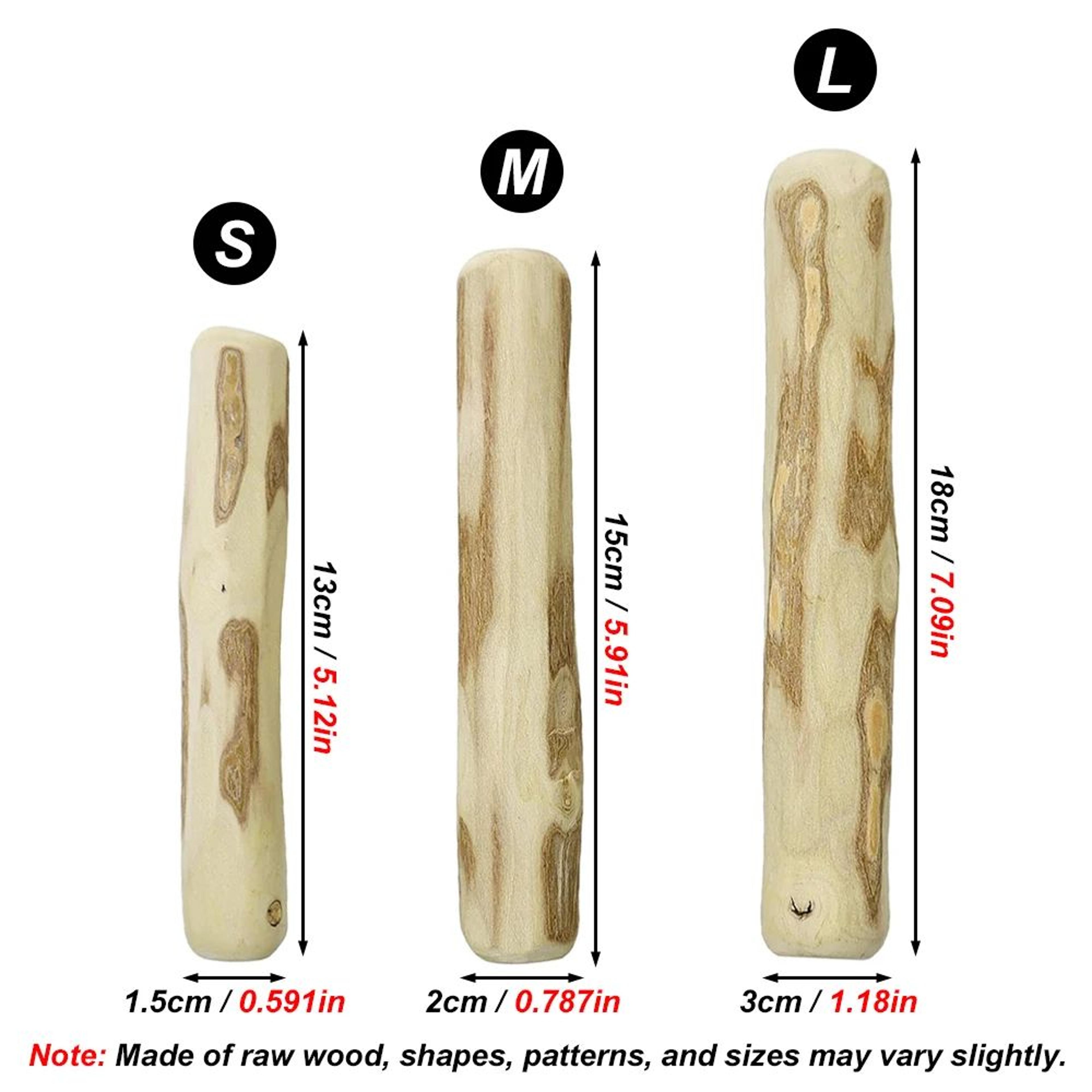 Natural Coffee Wood Dog Chew Stick For Dental Care 1