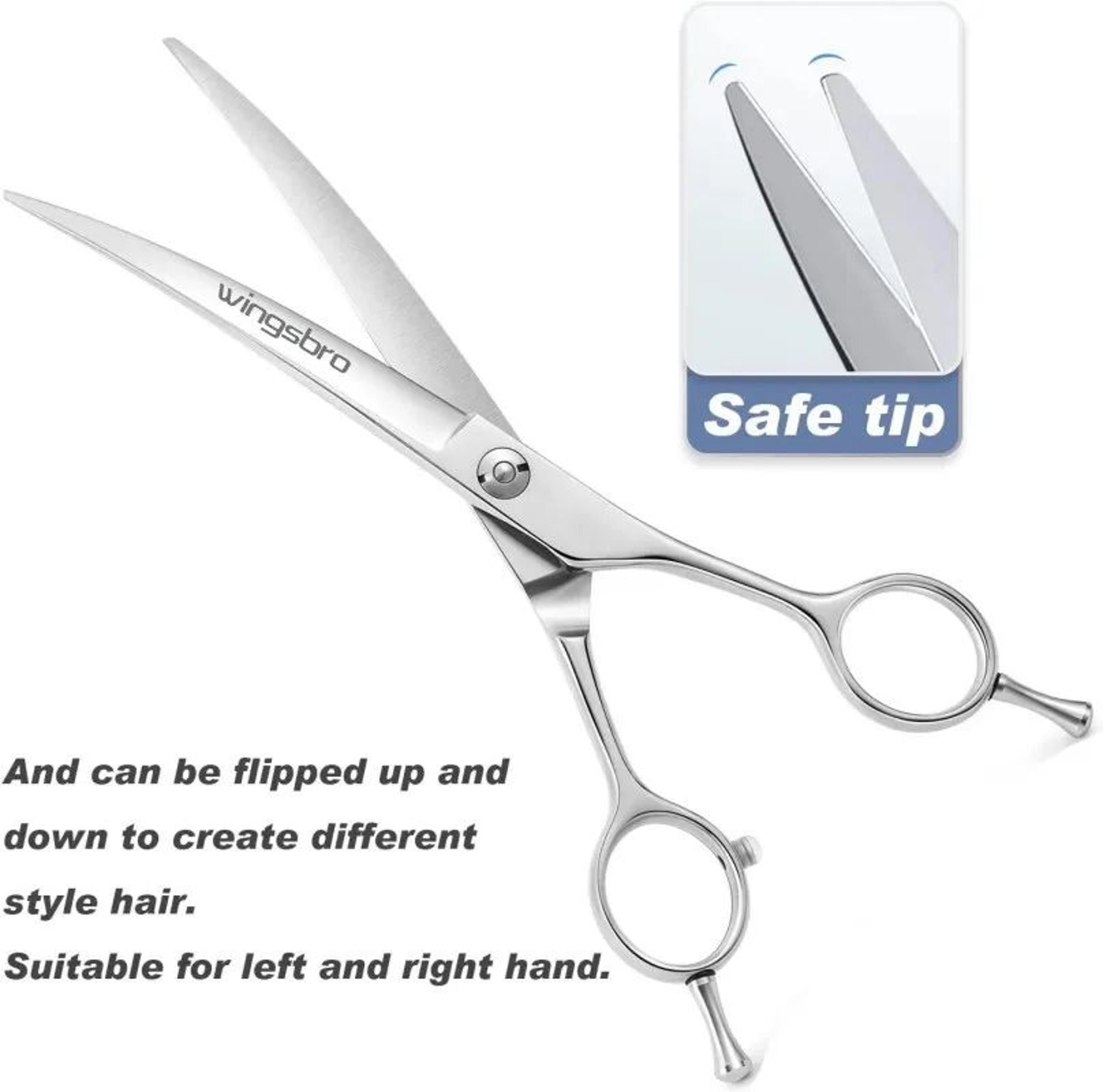 Professional Curved Dog Grooming Scissors For Precision Pet Trimming 3