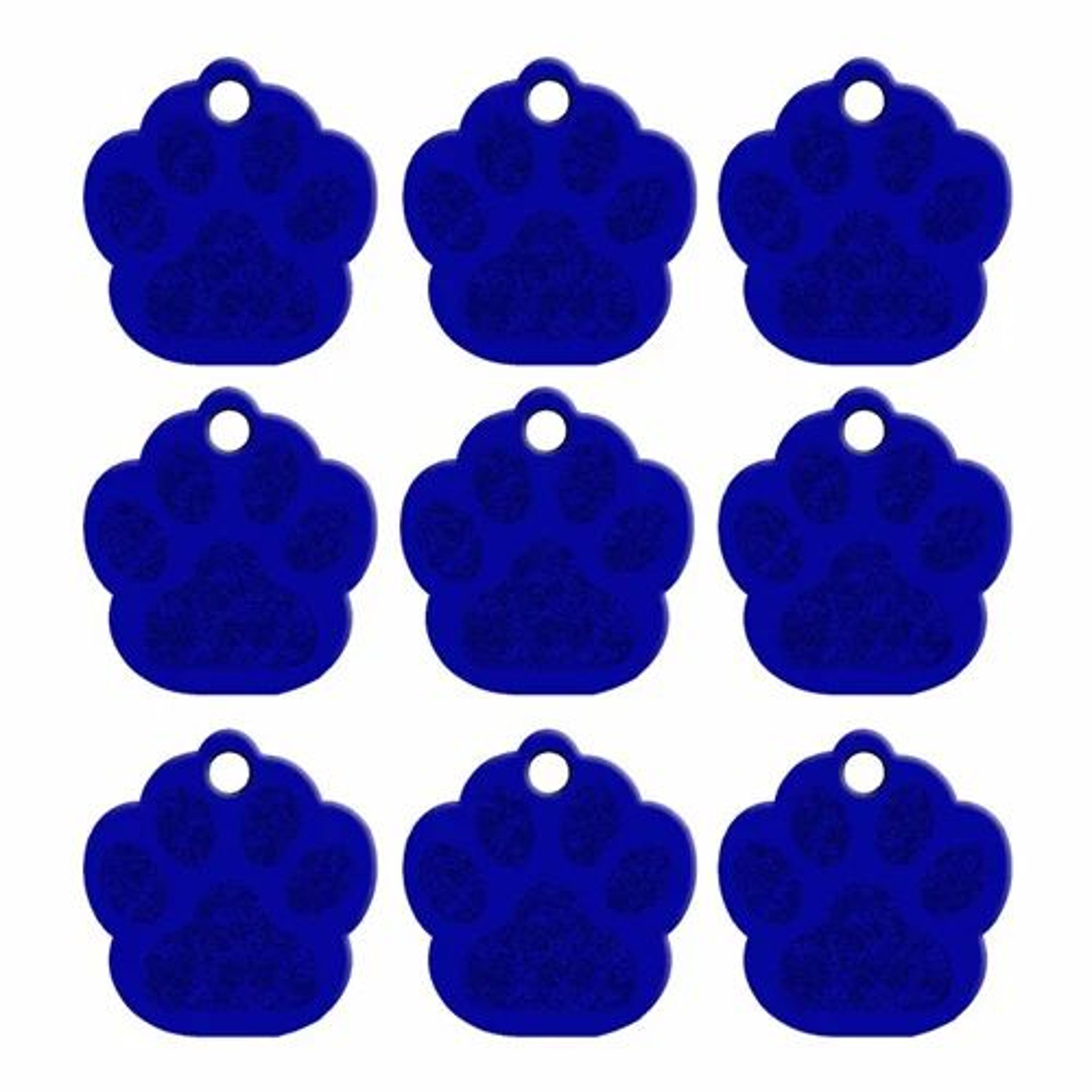 20Piece Paw Shape Aluminum Pet ID Tags For Dogs And Cats 10