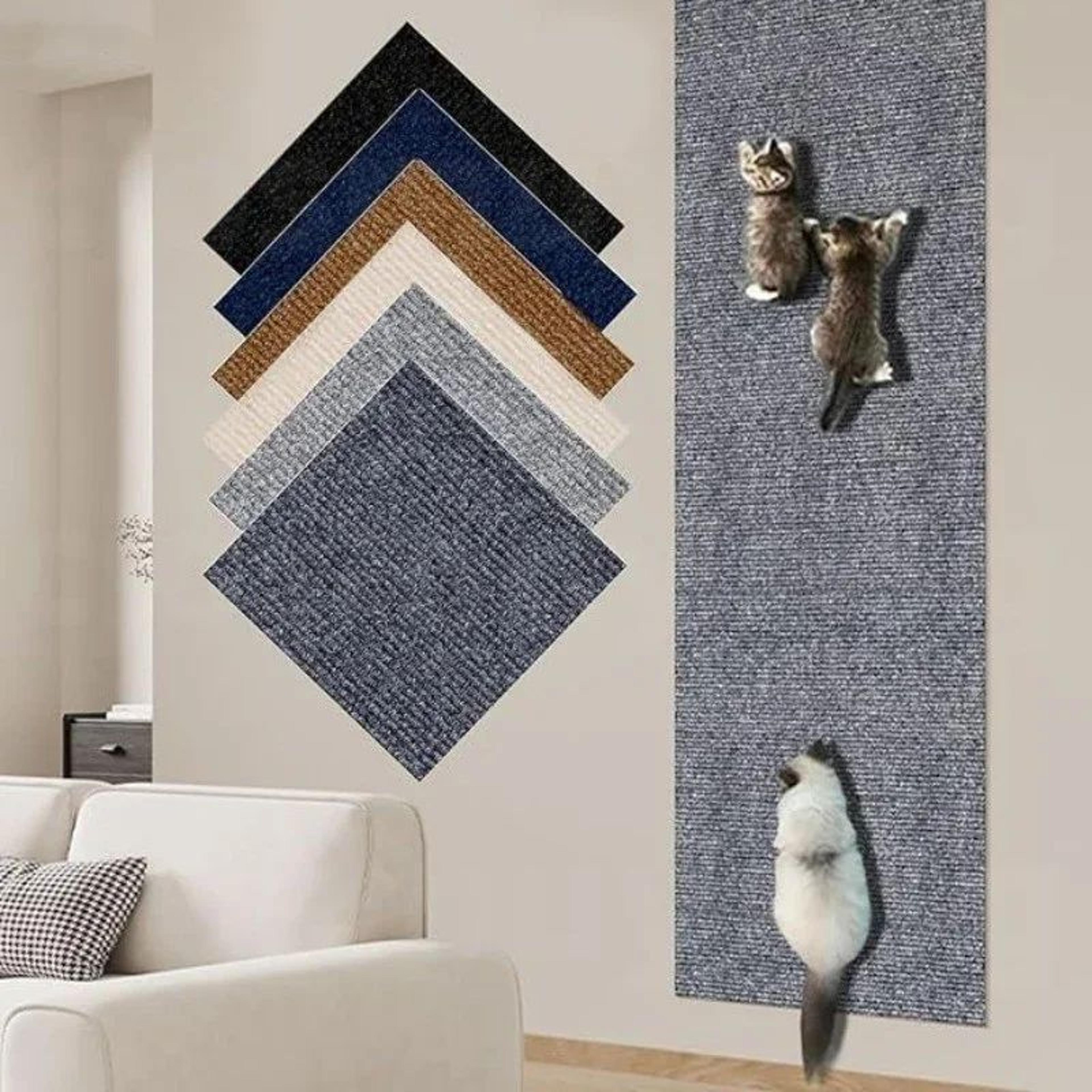 7Color Cat Scratcher Sofa Protector  SelfAdhesive TrimtoFit Cat Scratch Mat For Furniture Protectio 1