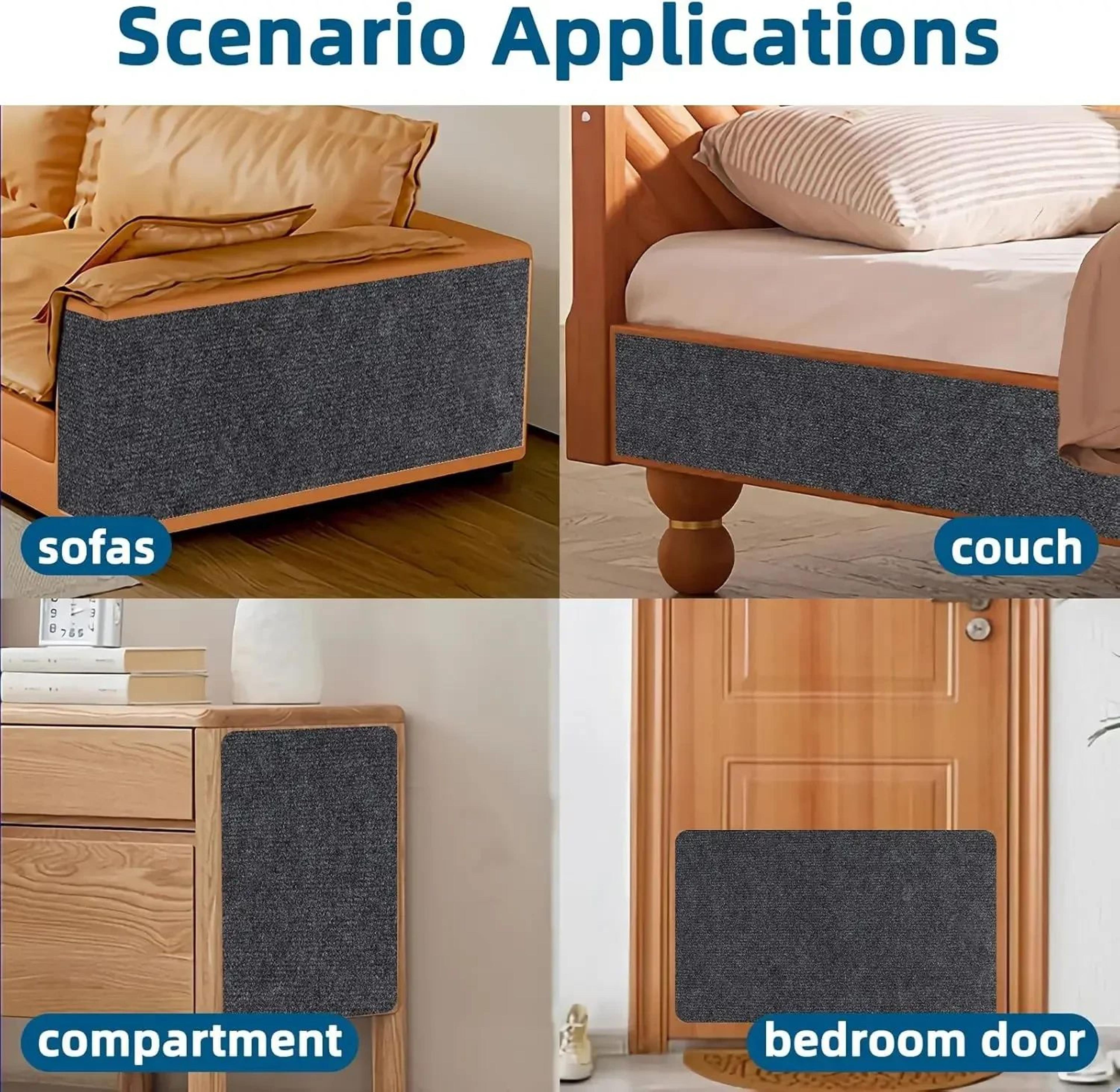 7Color Cat Scratcher Sofa Protector  SelfAdhesive TrimtoFit Cat Scratch Mat For Furniture Protectio 5
