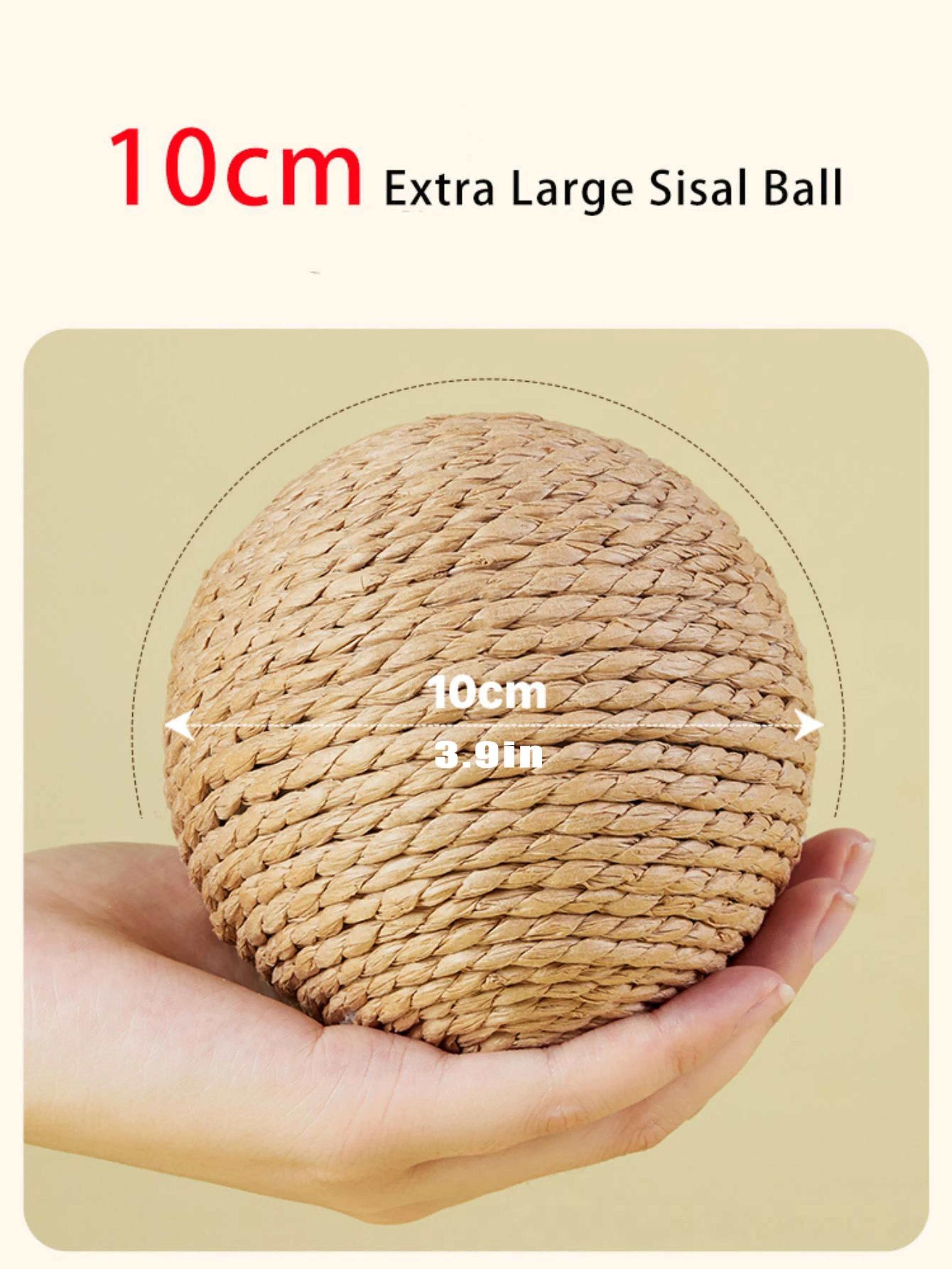 Interactive Sisal Cat Scratching Ball For Teeth Cleaning  Play 3