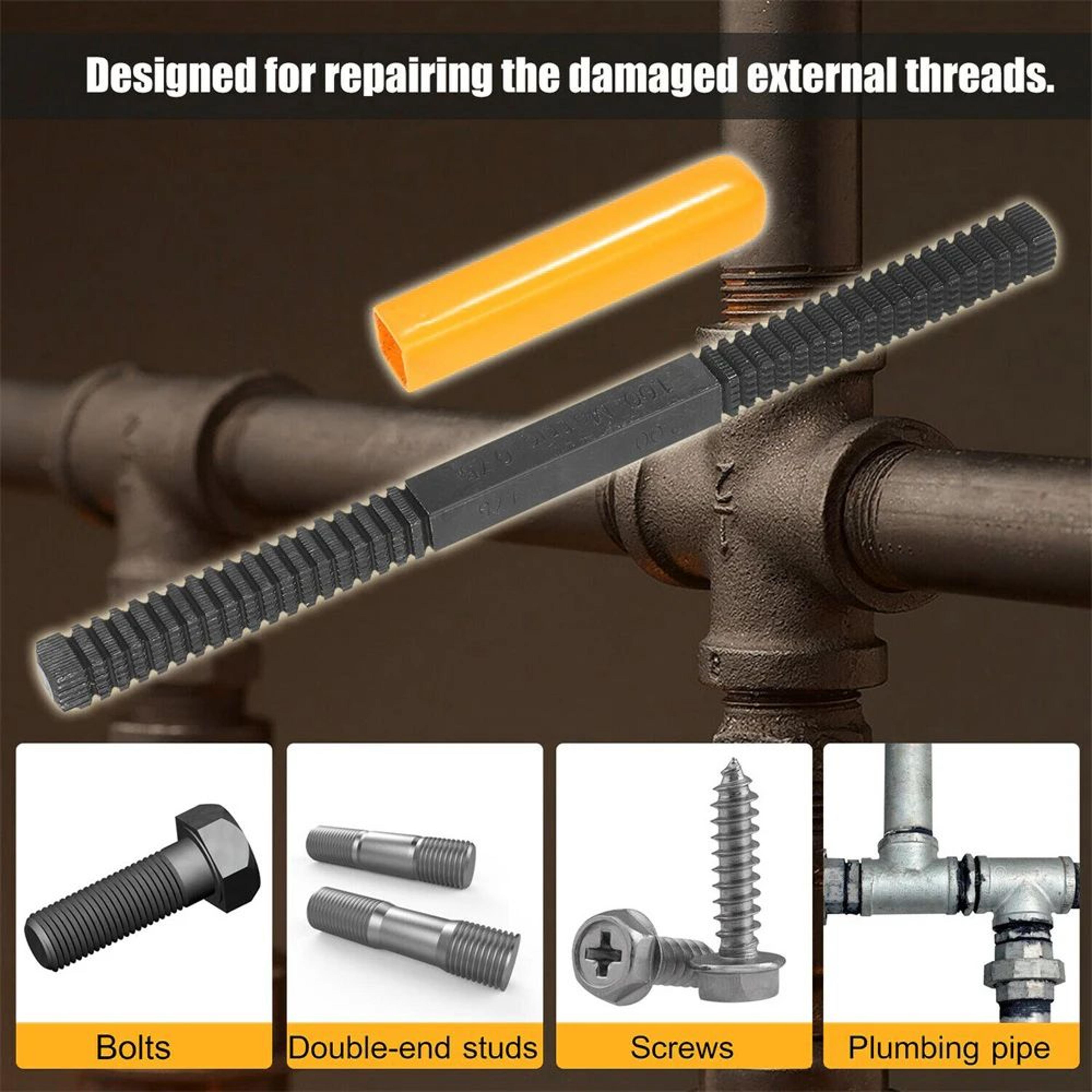 Metric Thread Repair File For Damaged Bolts And Screws 075 To 3 Mm Pitch 3