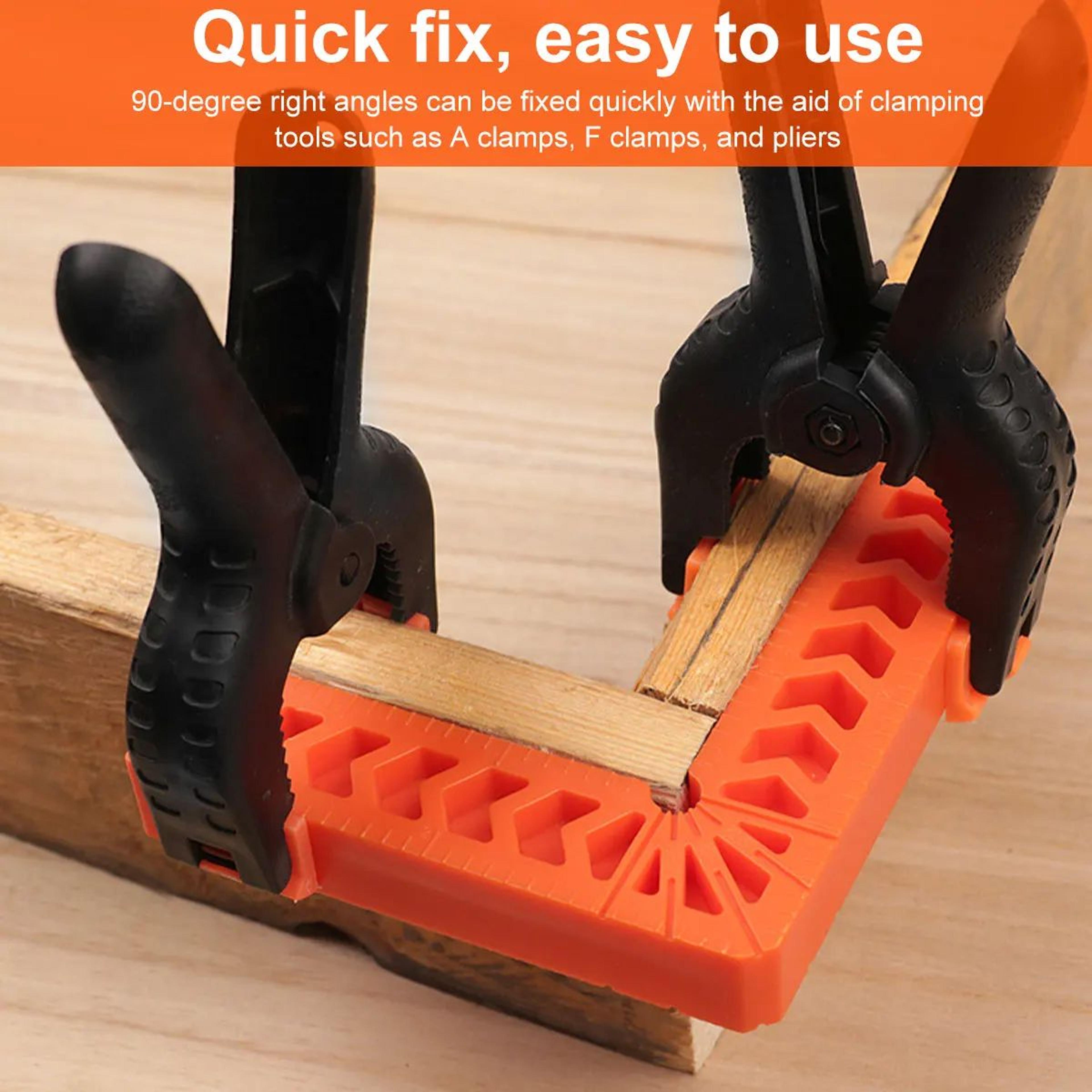 8 Piece Right Angle Clamps Set 90 Degree Corner Clamps For Woodworking Cabinet And Drawer Assembly 3