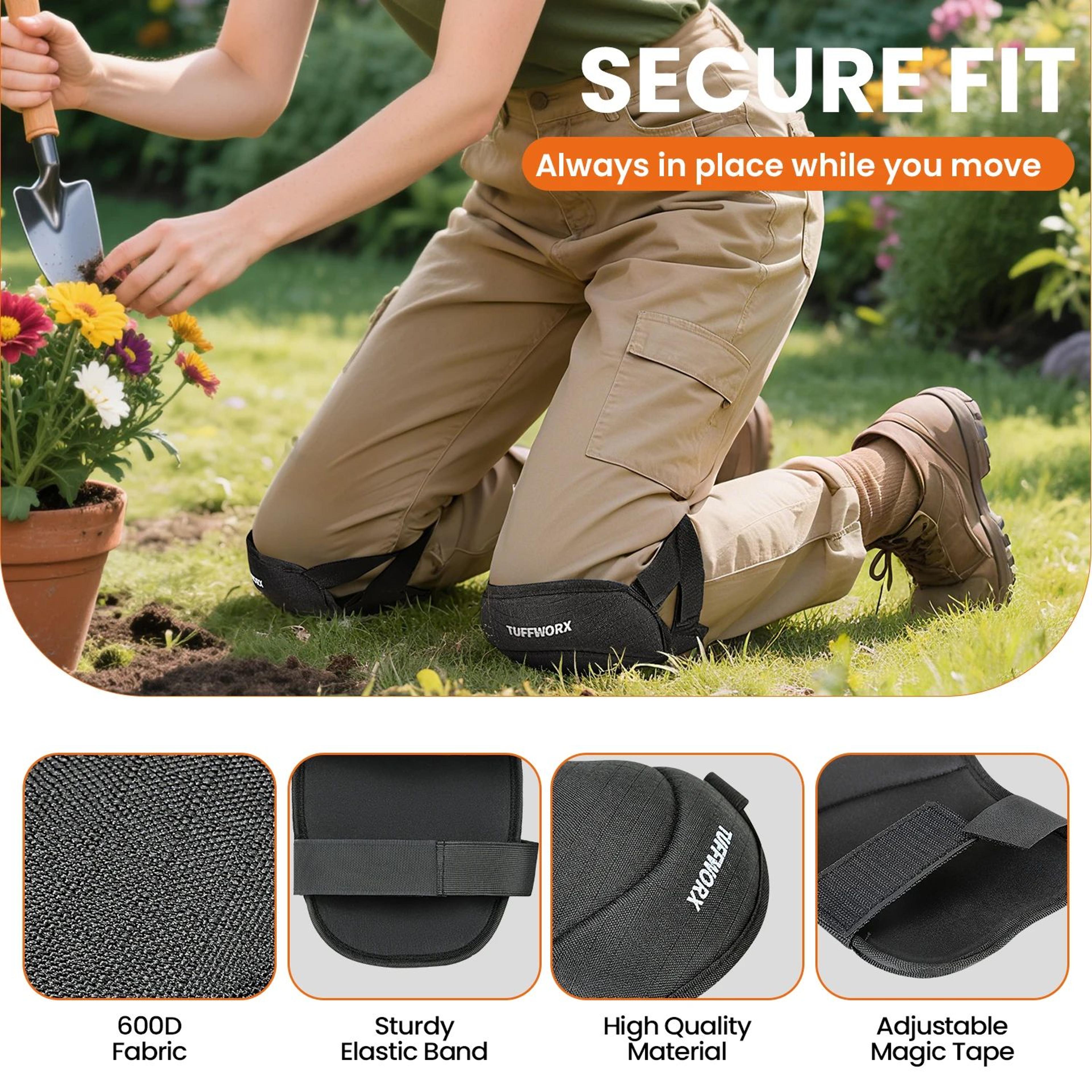 ComfortGuard Knee Pads For Gardening With Adjustable Straps And Soft Cushioning For Flooring And DI 3