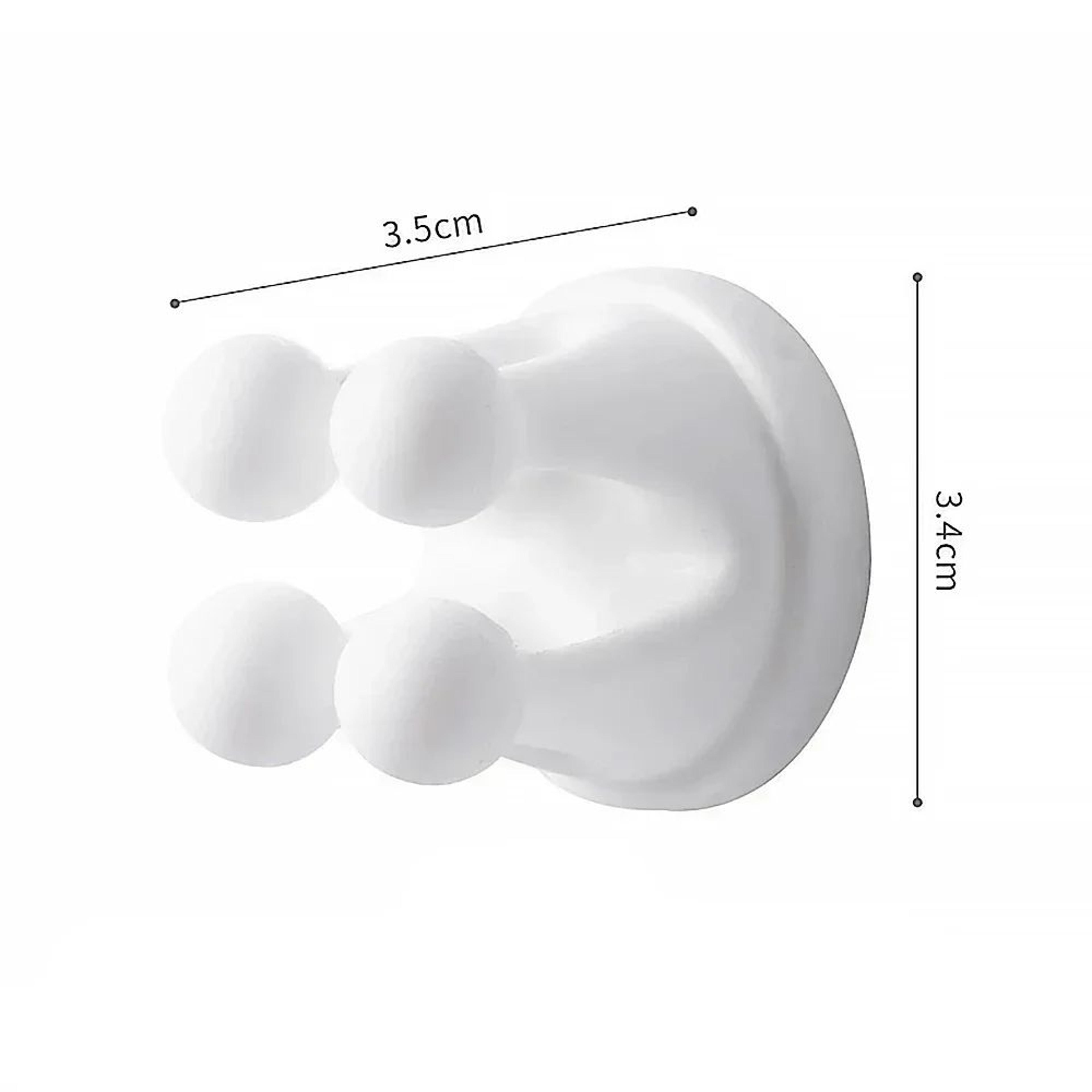 Silicone Toothbrush Holder Wall Mount Waterproof Self Adhesive Bathroom Organizer 7