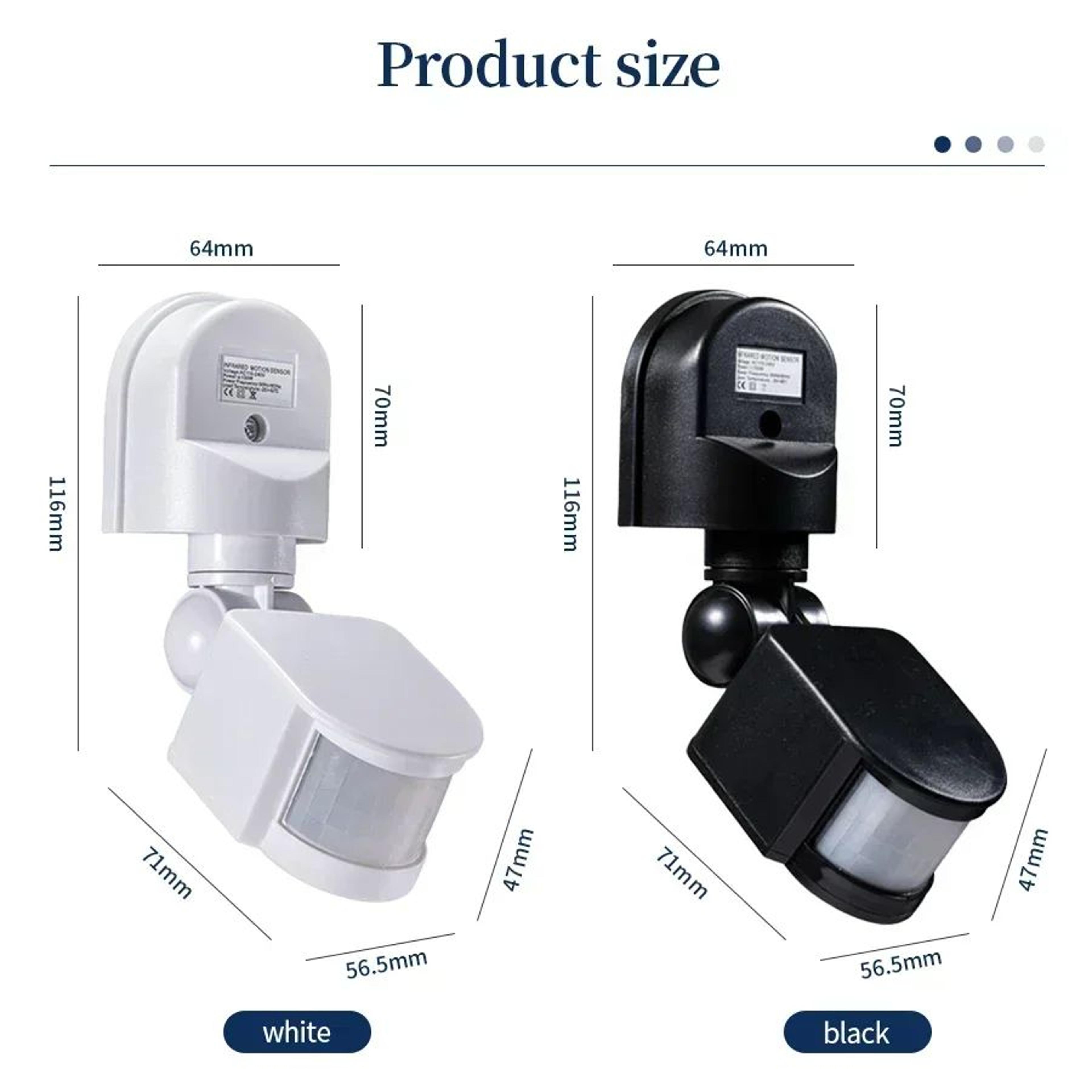 Smart PIR Motion Sensor Switch With Adjustable Timer And Light Sensitivity For 12V 110V 220V Securi 4