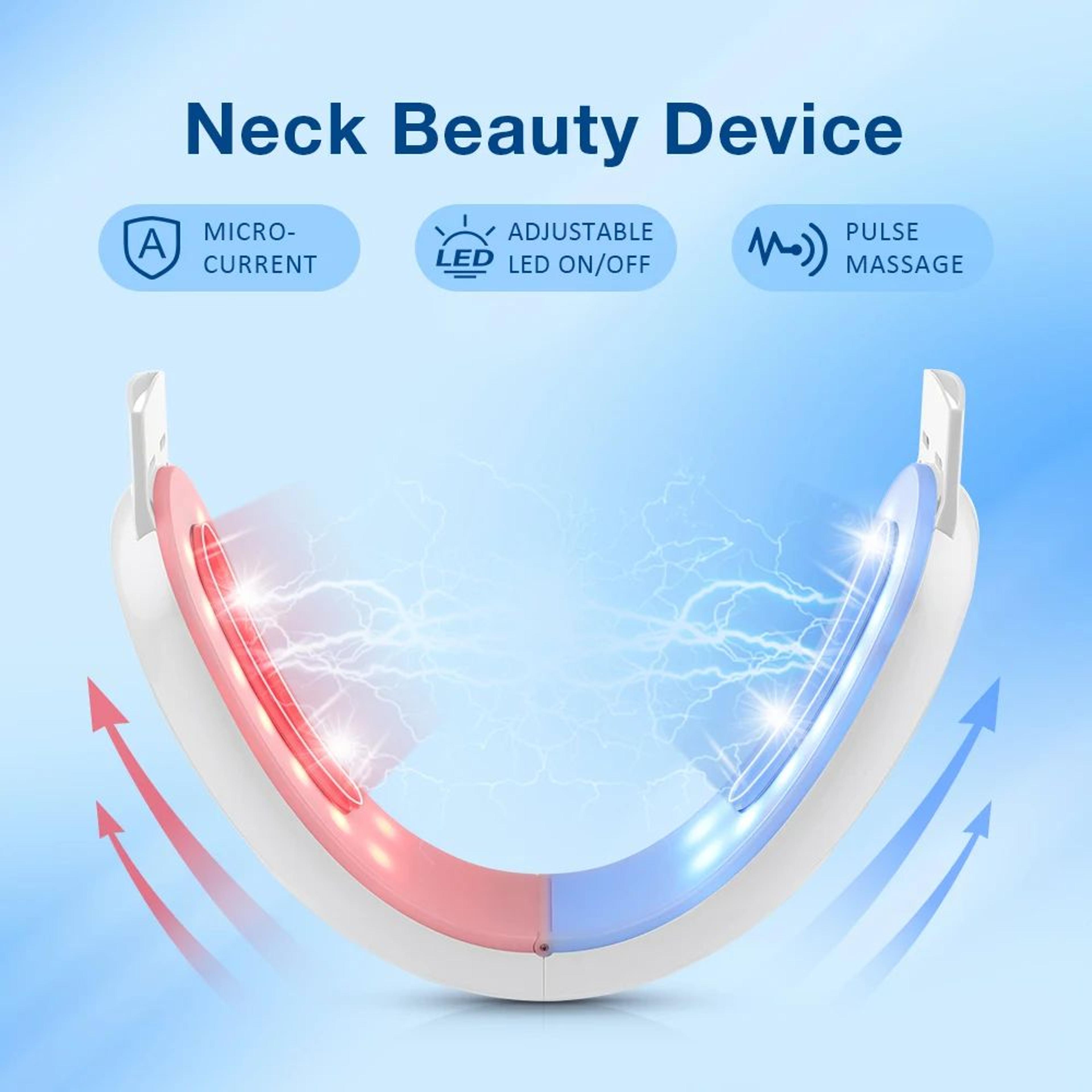 V Face Massager With LED Photon Therapy And Vibration Face Lifting Device 1