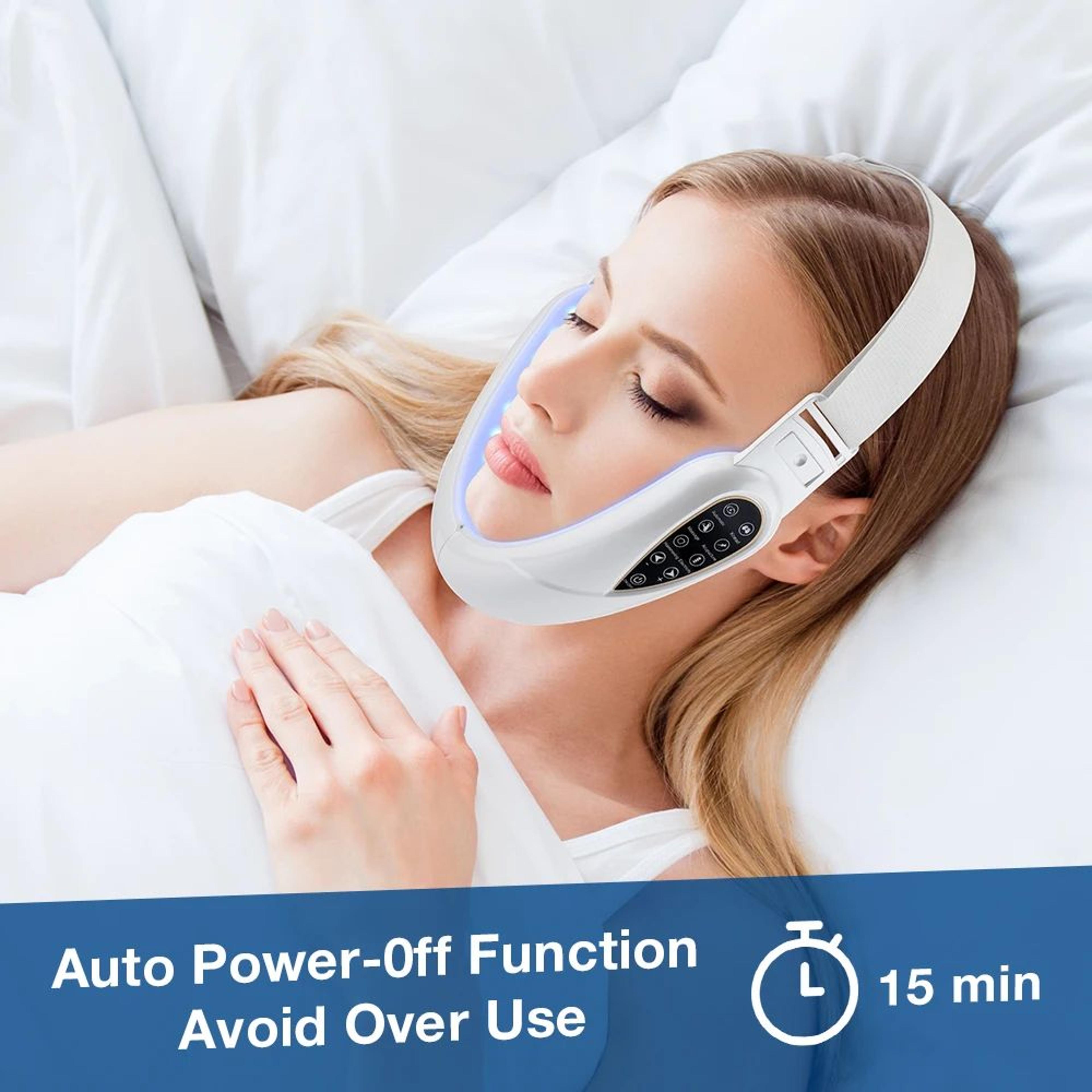 V Face Massager With LED Photon Therapy And Vibration Face Lifting Device 4