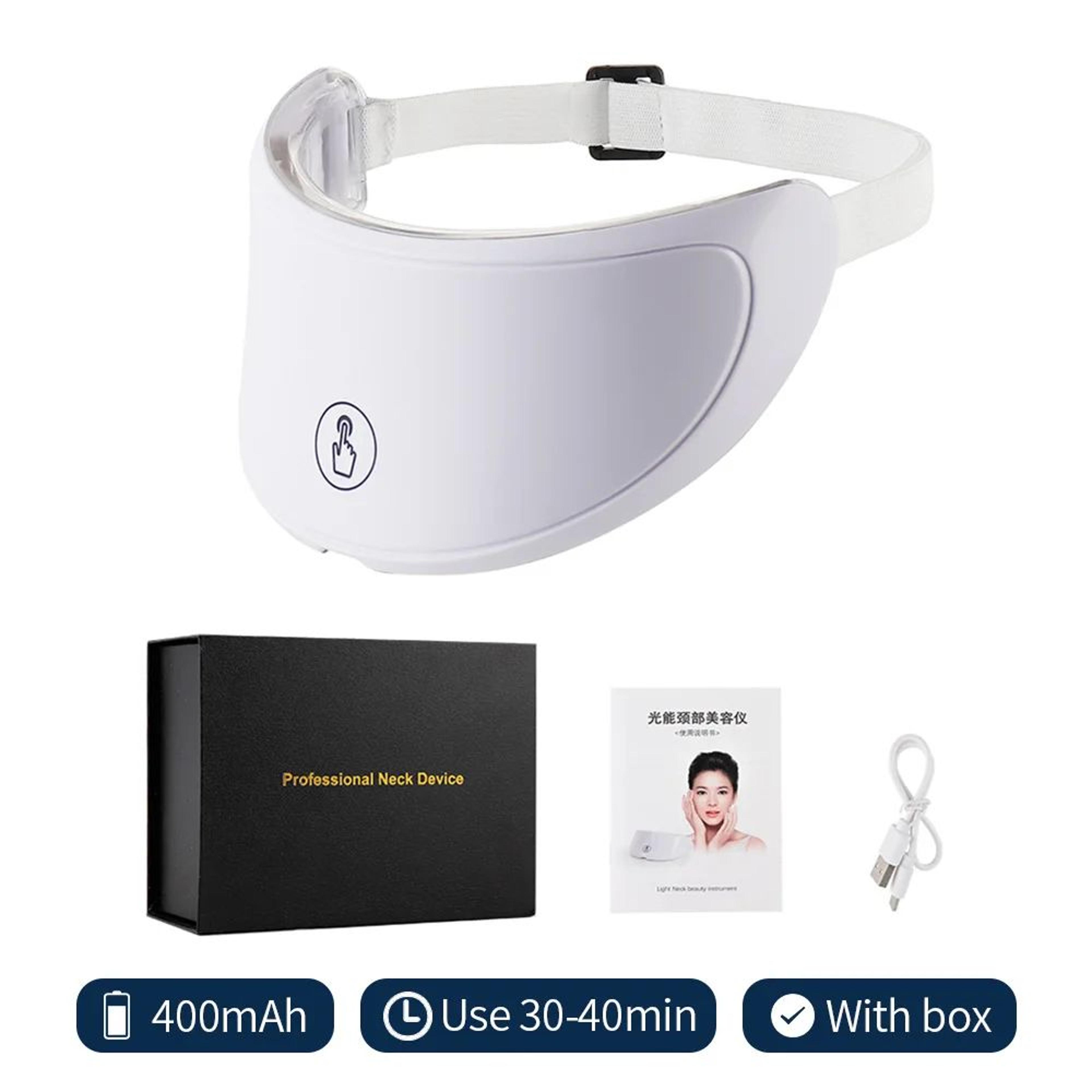 RadianceGlow LED Neck Mask 7 Color Photon Therapy Skin Tightening Device 6
