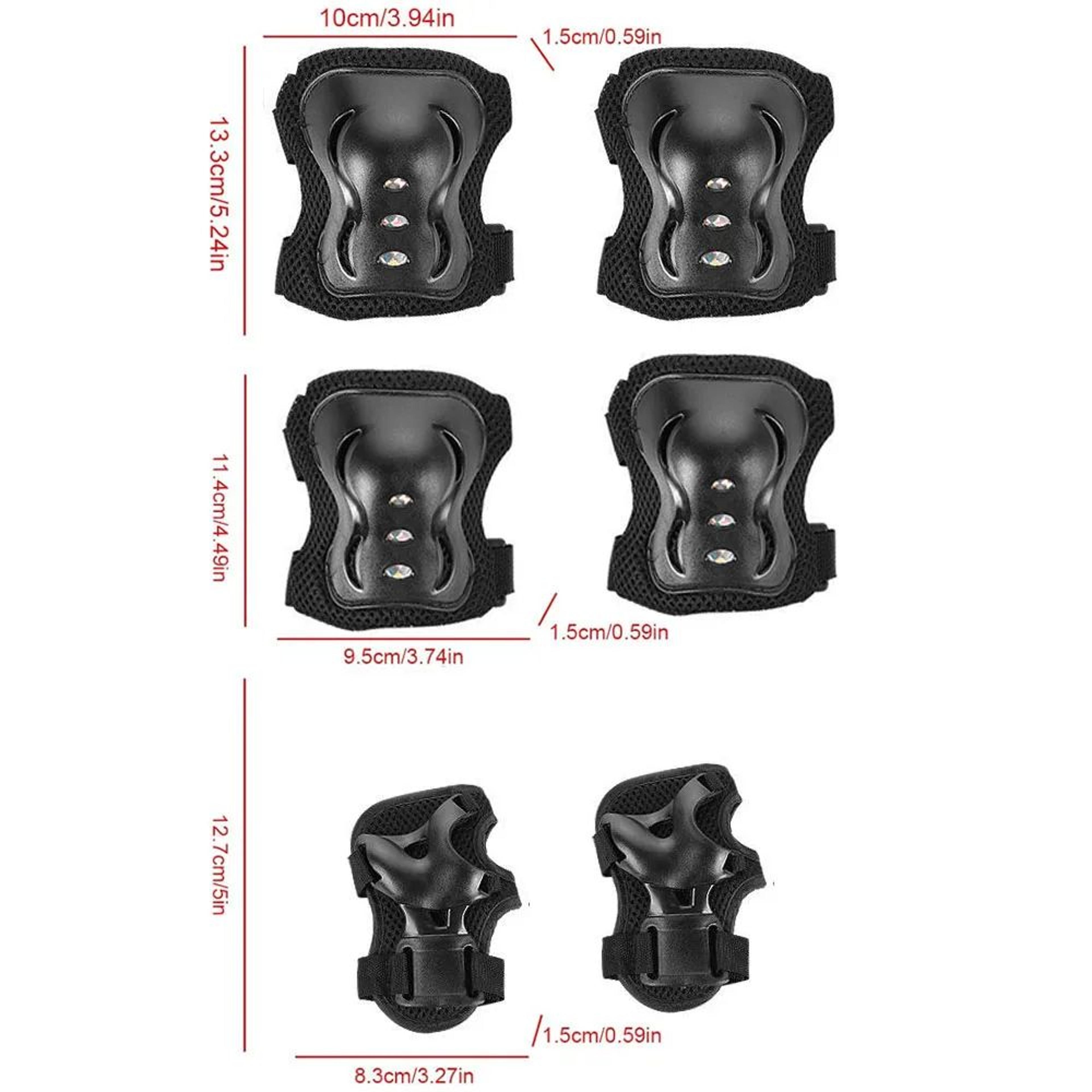 Kids Protective Gear Set With Knee Elbow Pads For Skating Cycling And Skateboarding 1