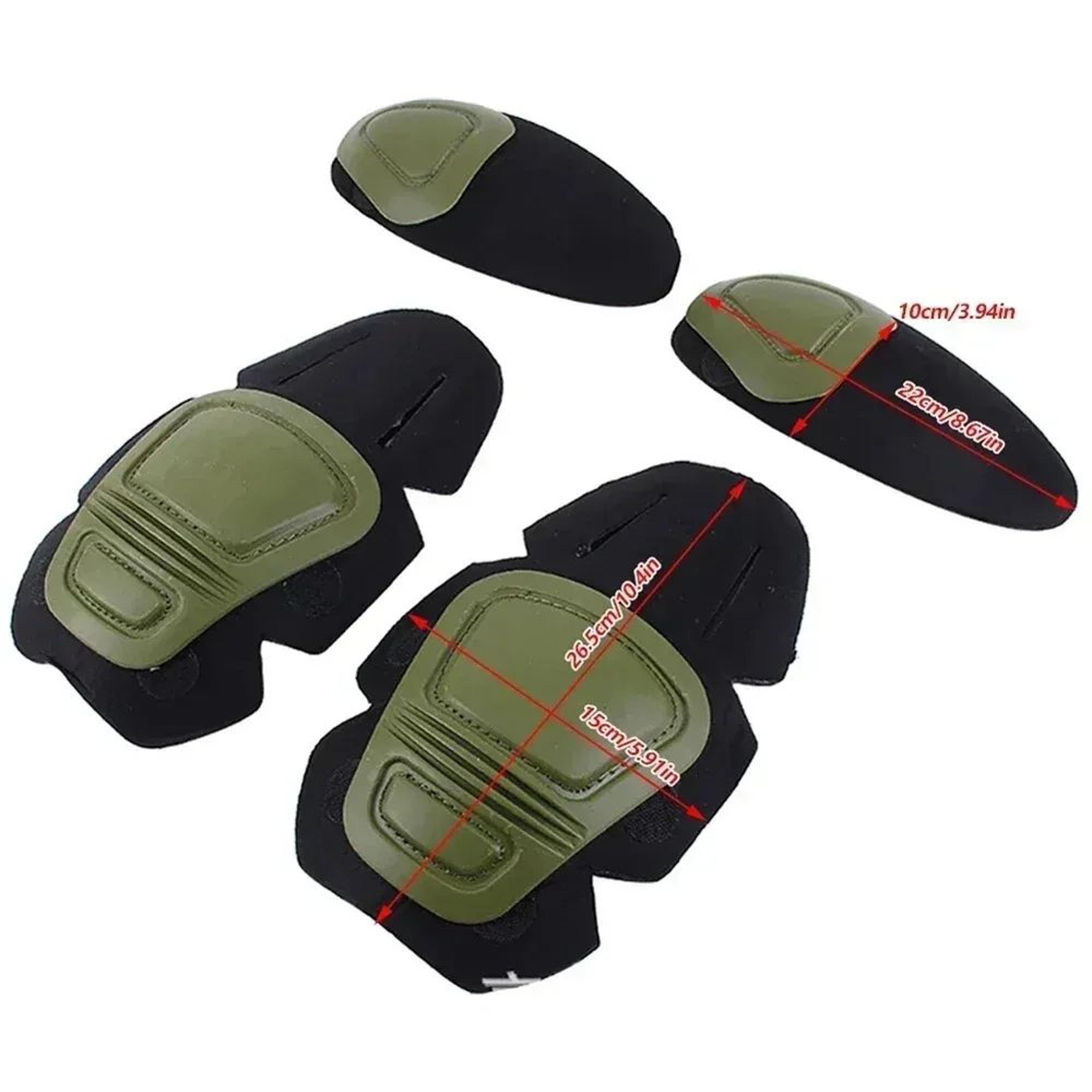 Tactical Knee And Elbow Pad Inserts For Airsoft Combat Gear 3