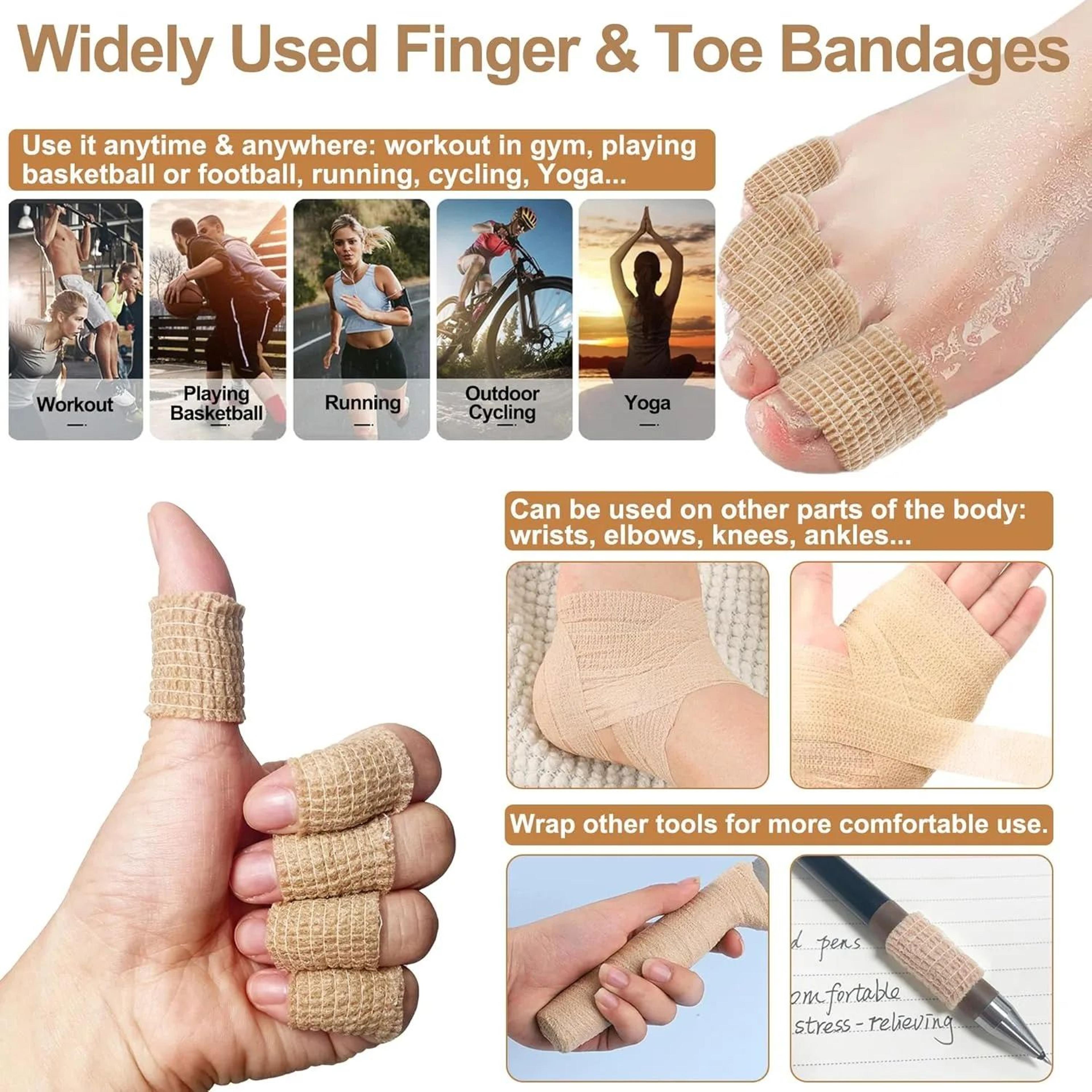 ComfortFlex Toe Bandage Wrap Self Adhesive Toe Protection Tape For Big Toe Fingers And Thumb 1