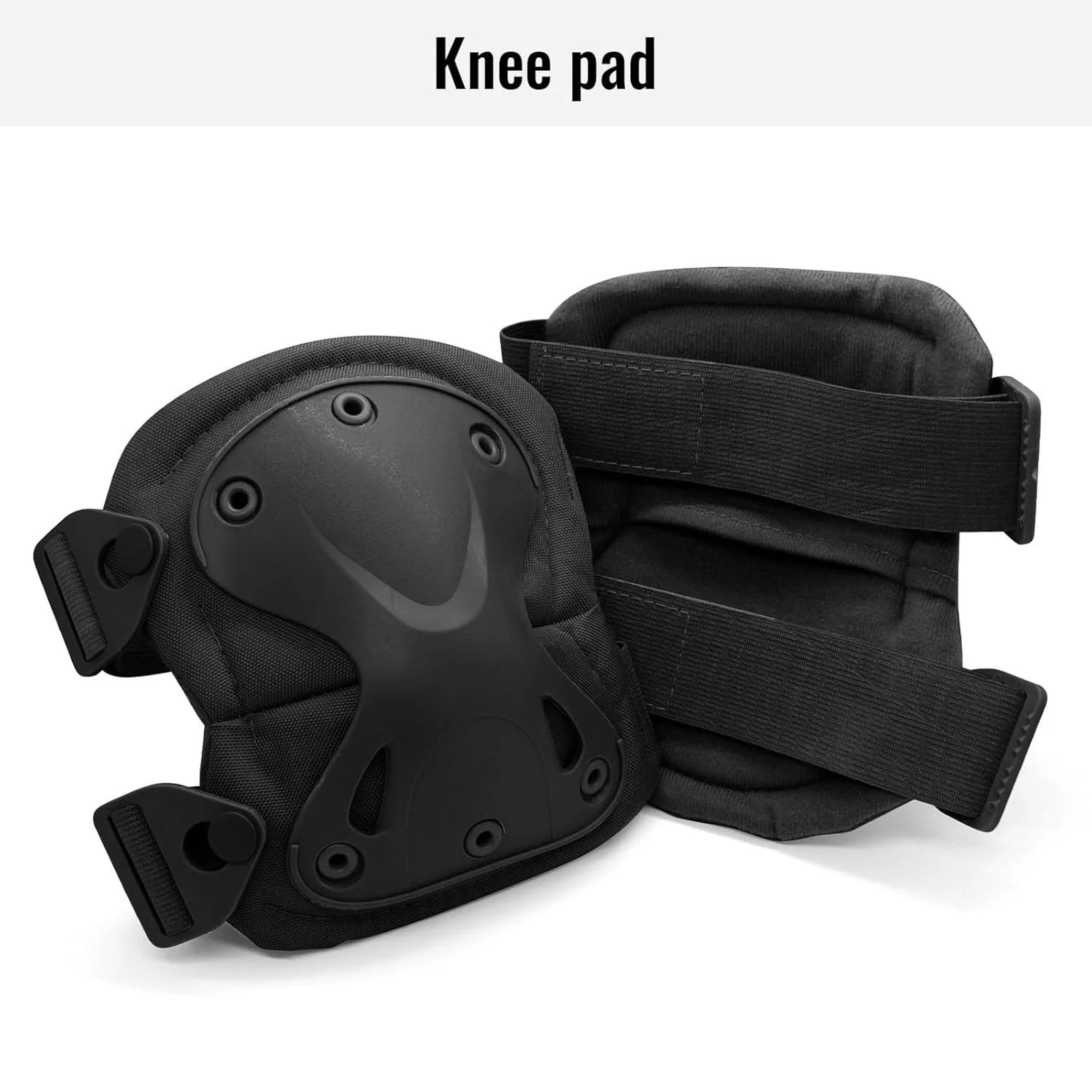 Professional Tactical Knee Pads And Elbow Pads Set Combat Protective Gear 4 Piece Kit 6