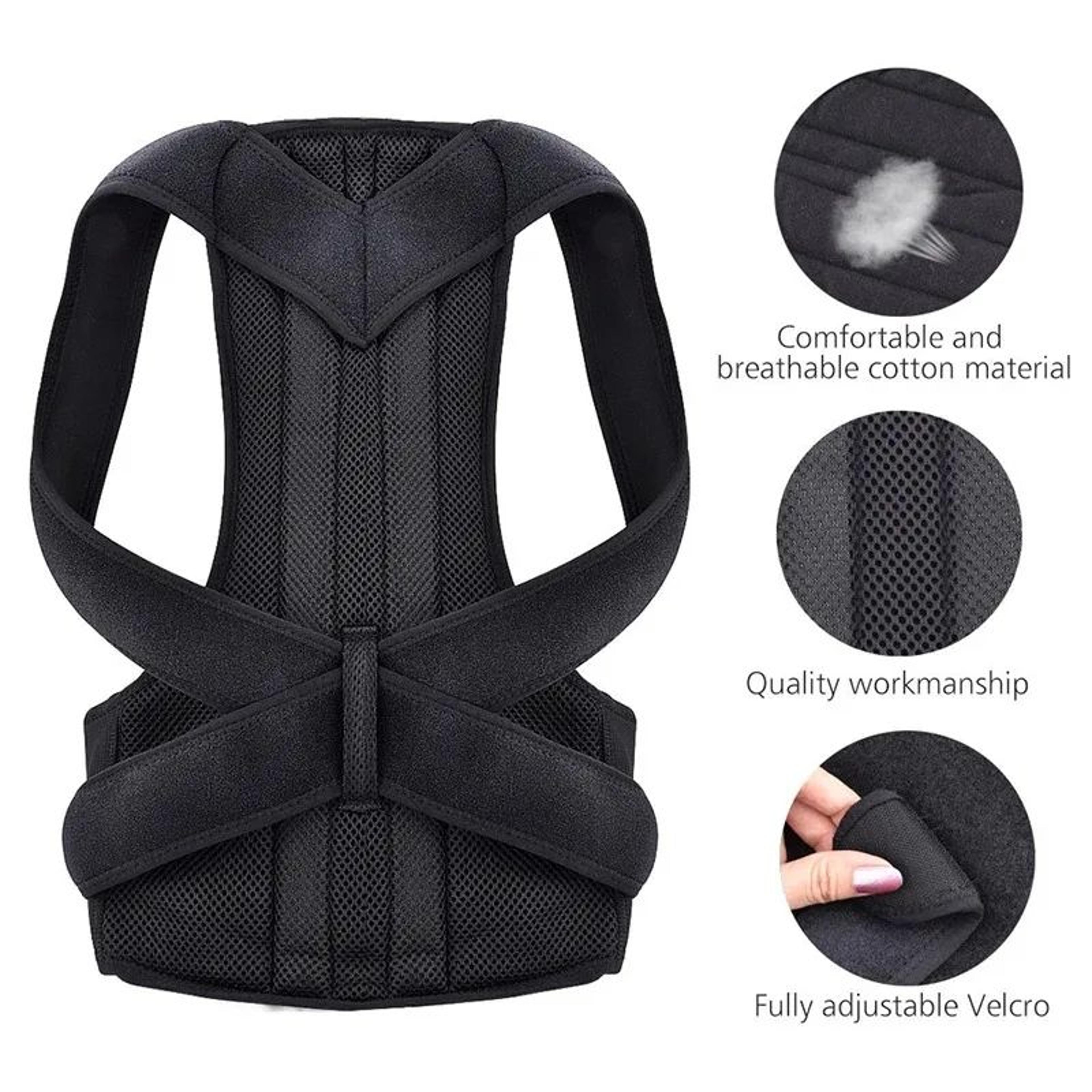 PostureAlign Back Brace Posture Corrector For Men And Women With Adjustable Upper Back Support 2