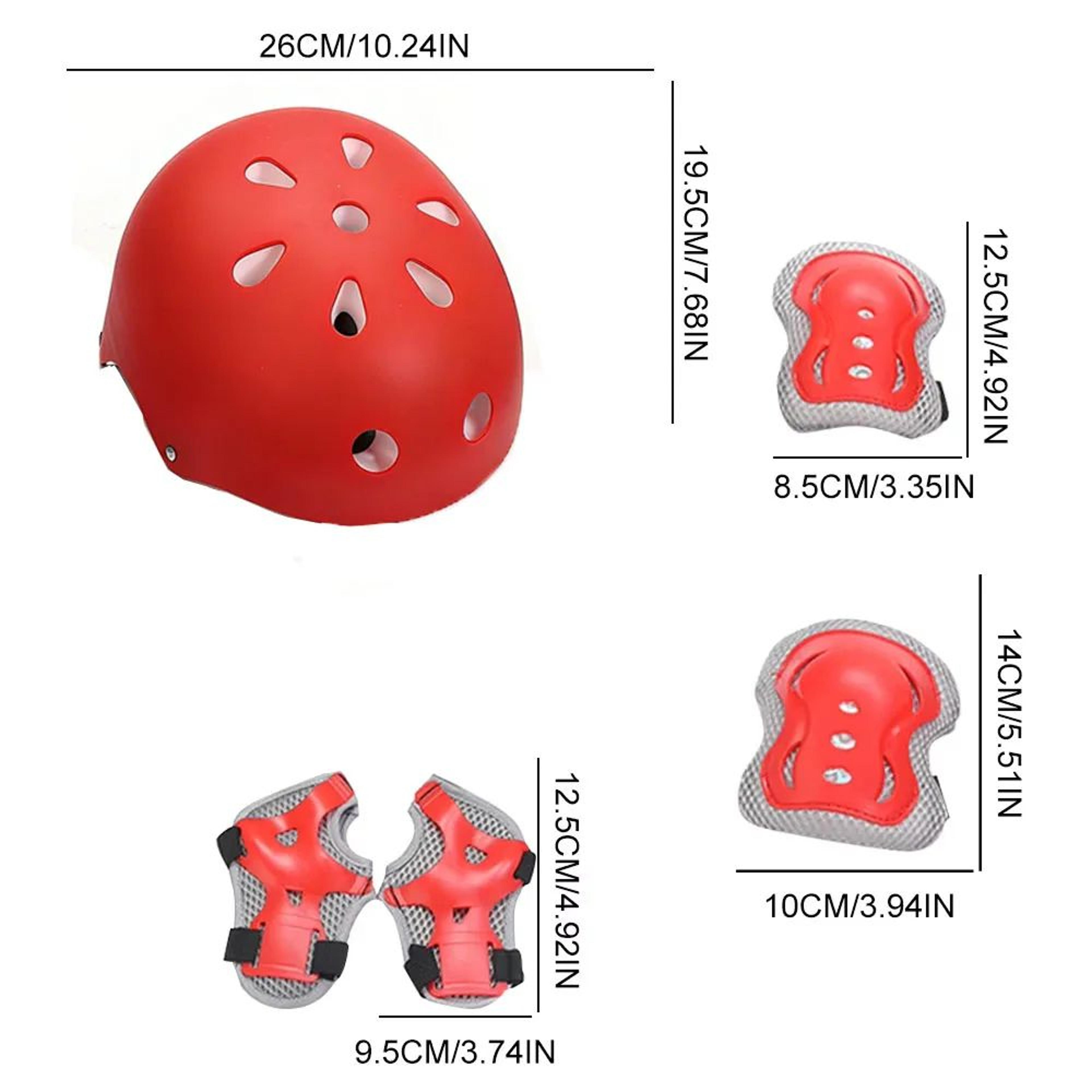 SafeRide Kids Protective Gear Set With Skateboard Helmet And Pads For Skating Cycling And Scooters 1