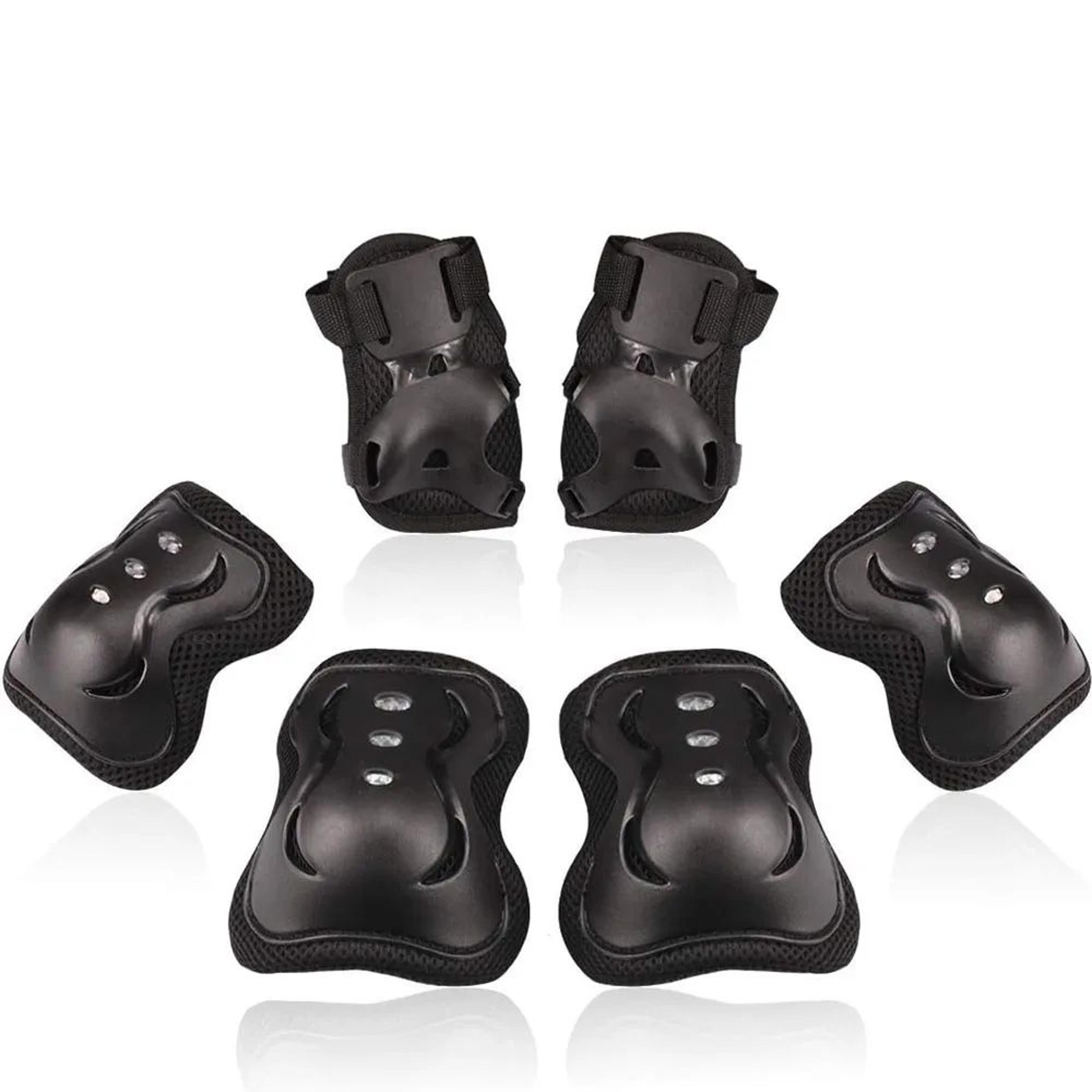 SafeRide Kids Protective Gear Set With Skateboard Helmet And Pads For Skating Cycling And Scooters 9