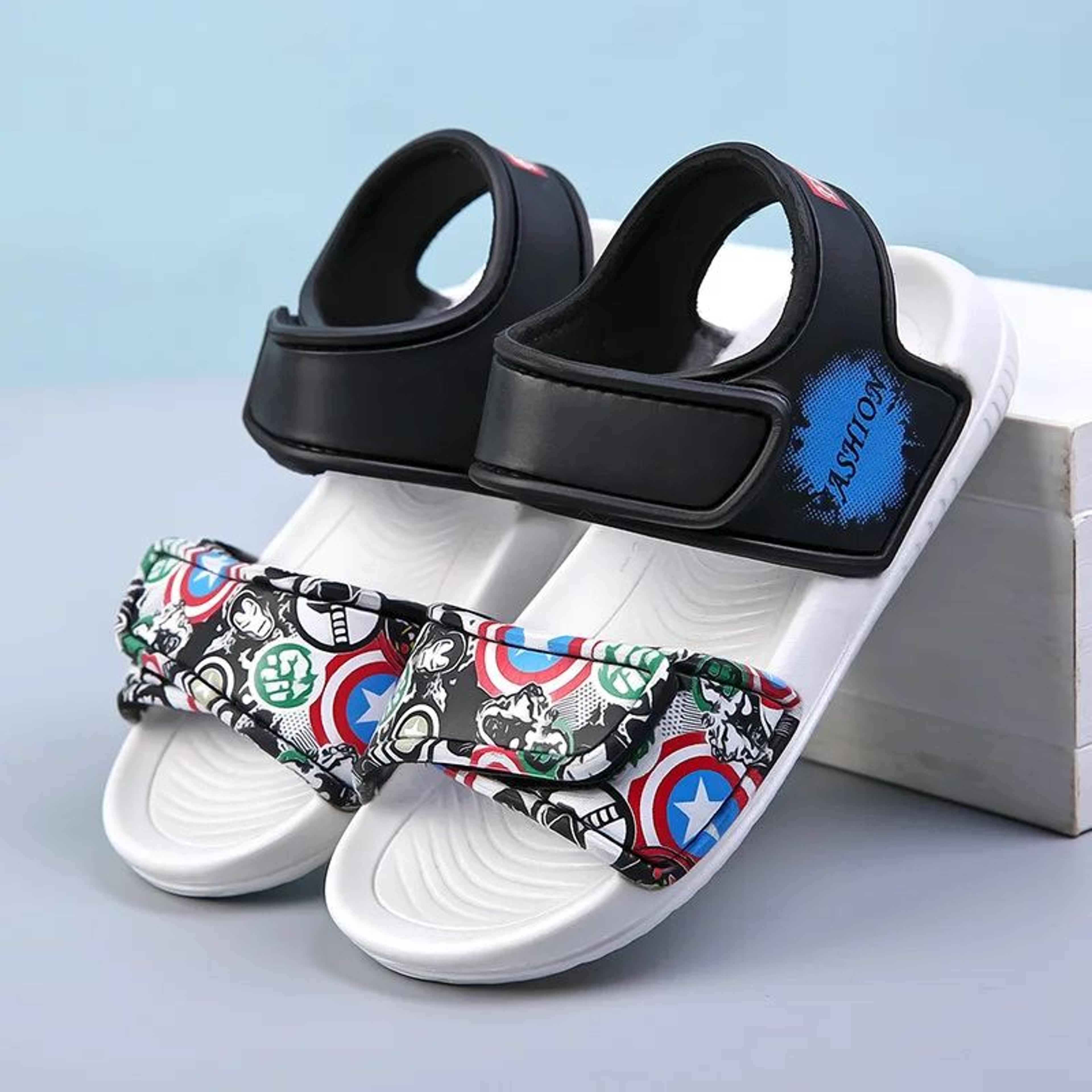 Kids EVA Beach Sandals Non Slip Summer Sports Slippers For Boys And Girls 7