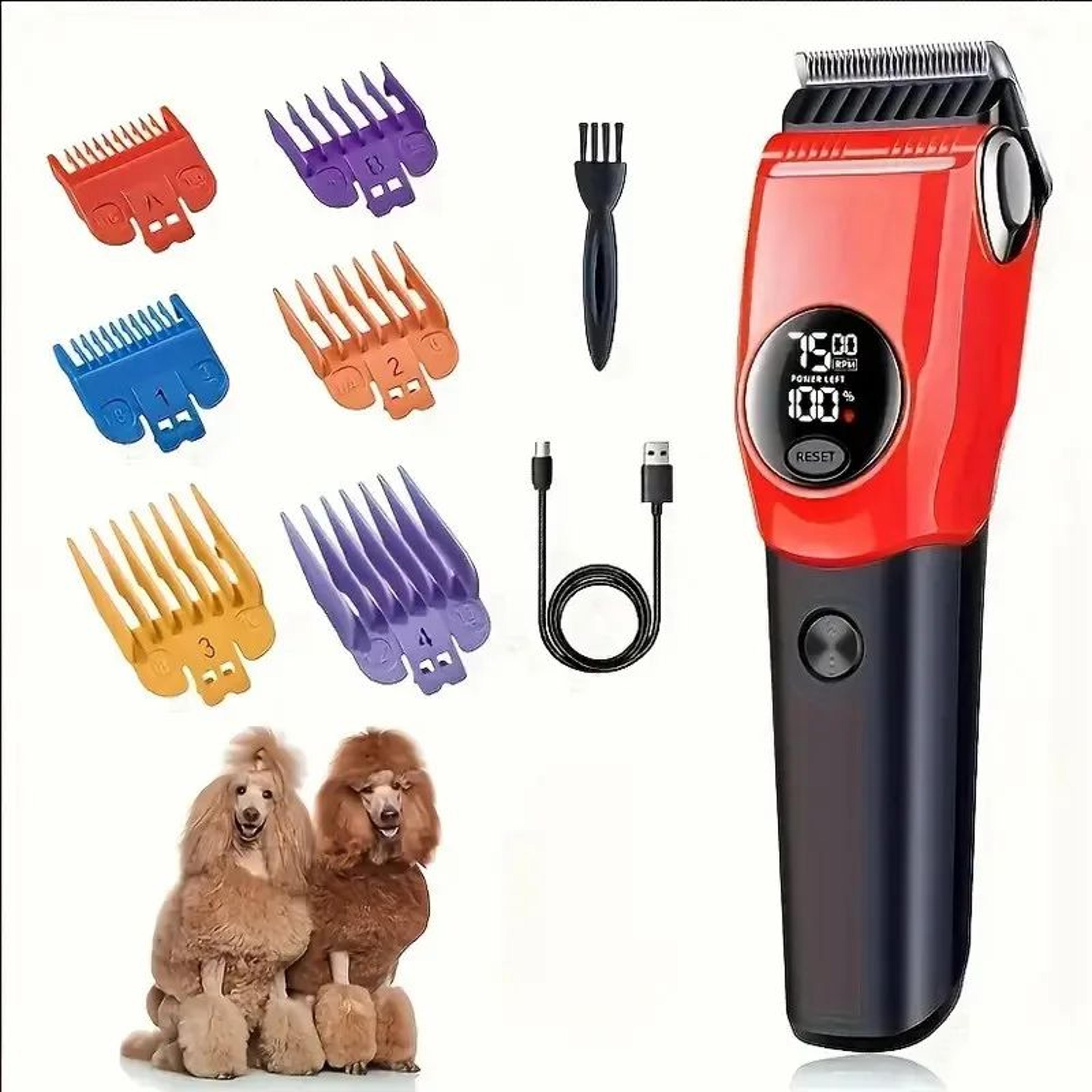 Professional Pet Grooming Clippers With LED Display And Cordless Dog Hair Trimmer For Dogs And Cats 6