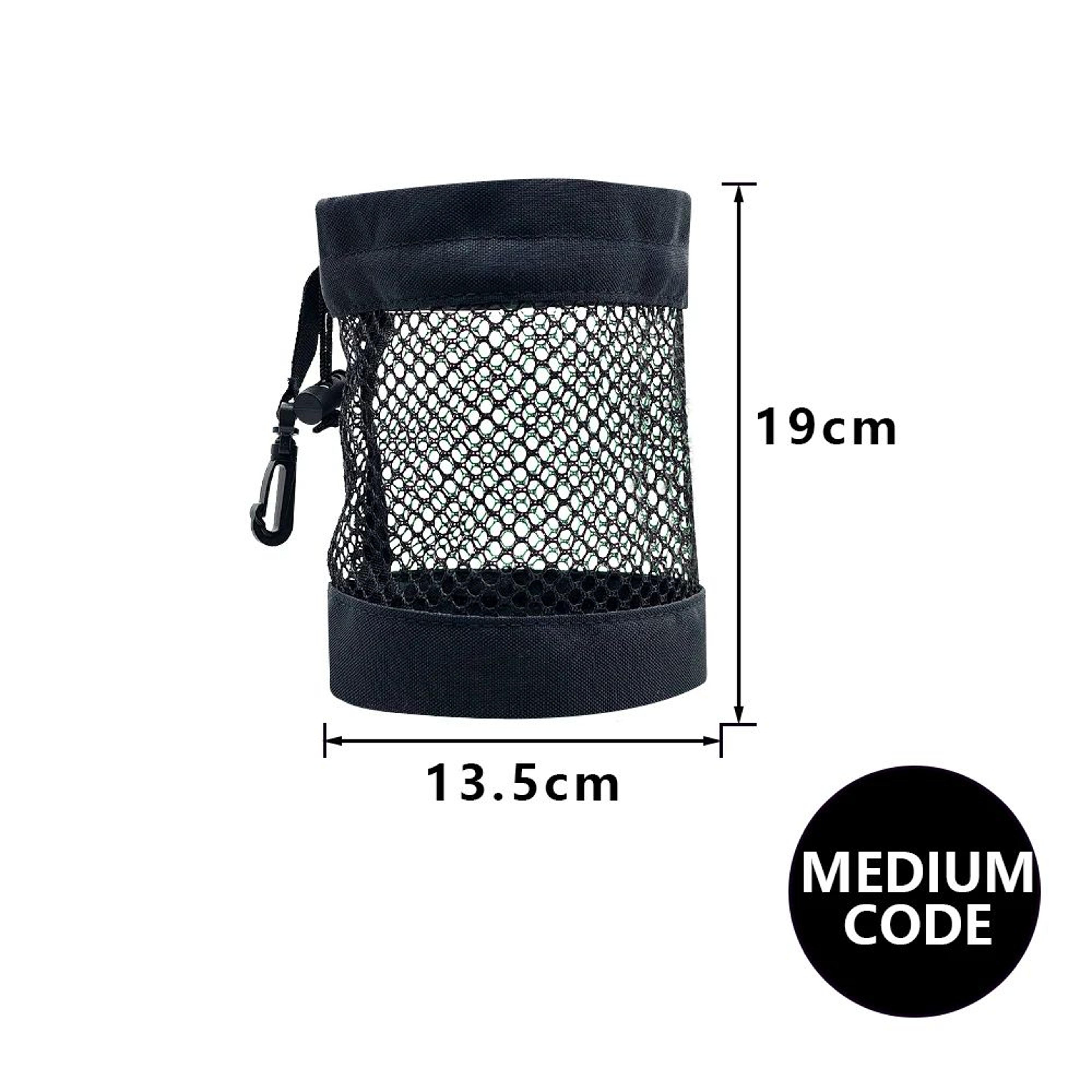 Golf Ball Pouch With Clip Portable Golf Ball Holder Mesh Golf Ball Bag For Golf Bags 7