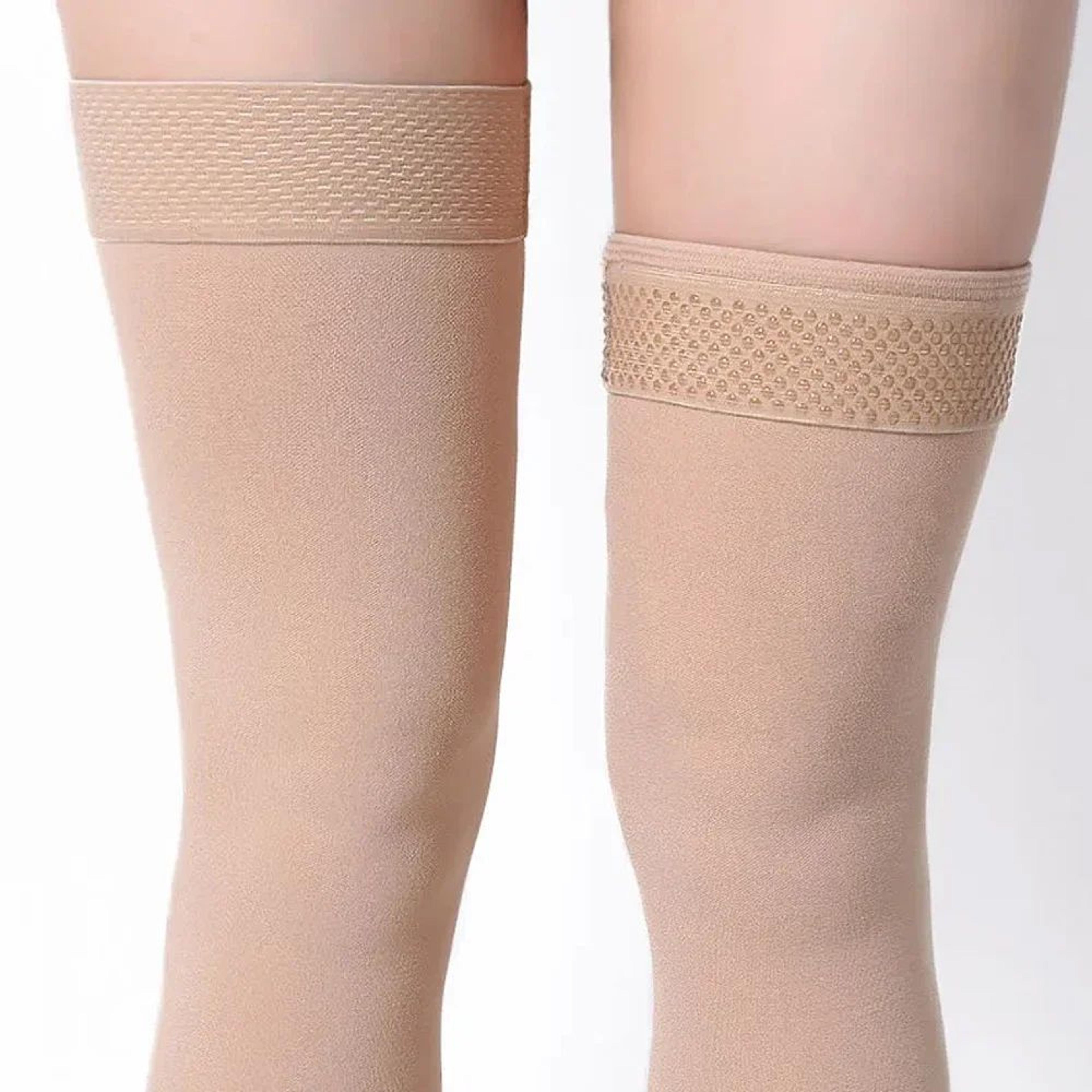 ComfortStride Compression Stockings 2032 MmHg Thigh High Toeless Compression Socks With Silicone Gr 6