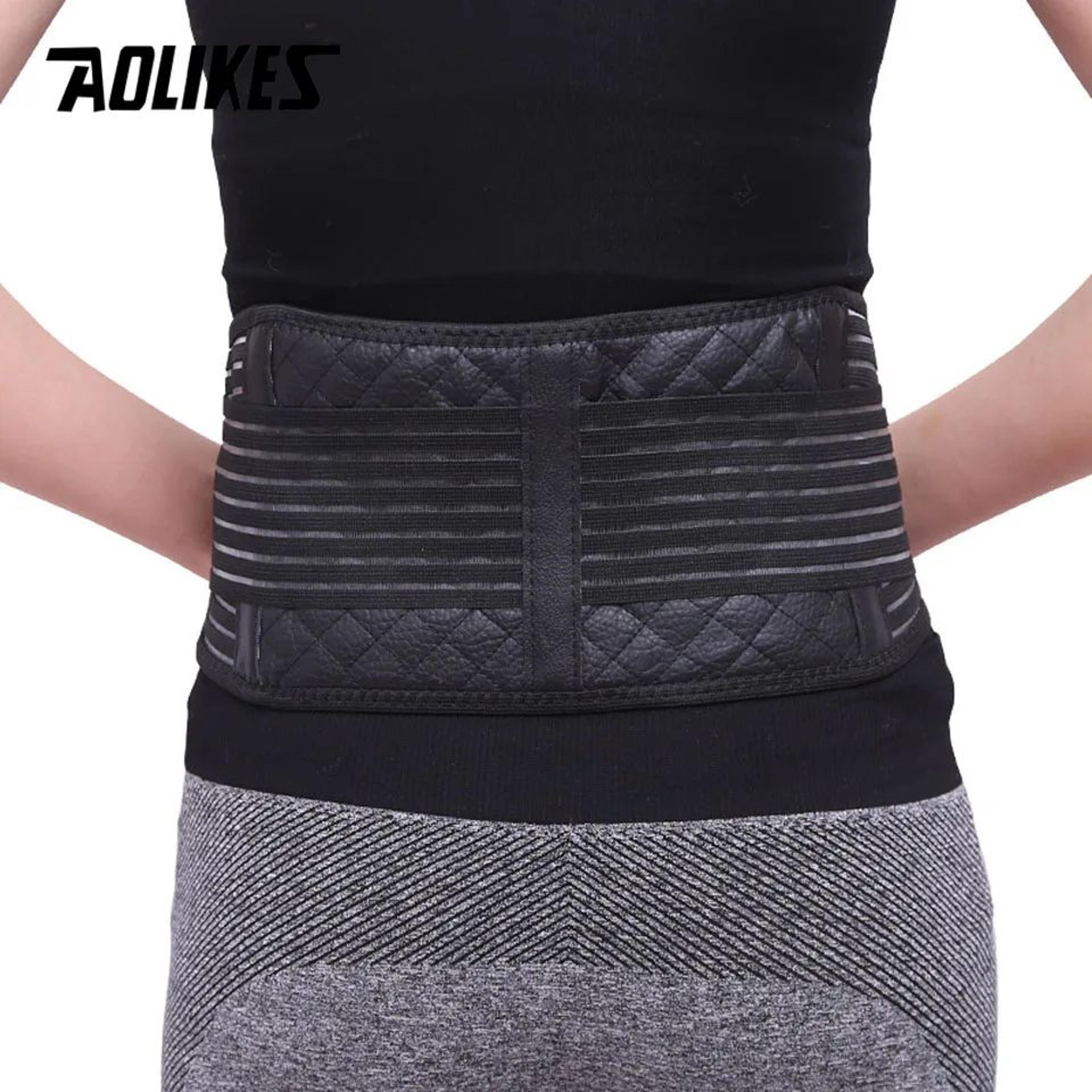 AOLIKES SelfHeating Lumbar Support Belt Adjustable Back Support Brace For Posture And Waist Stabili 2