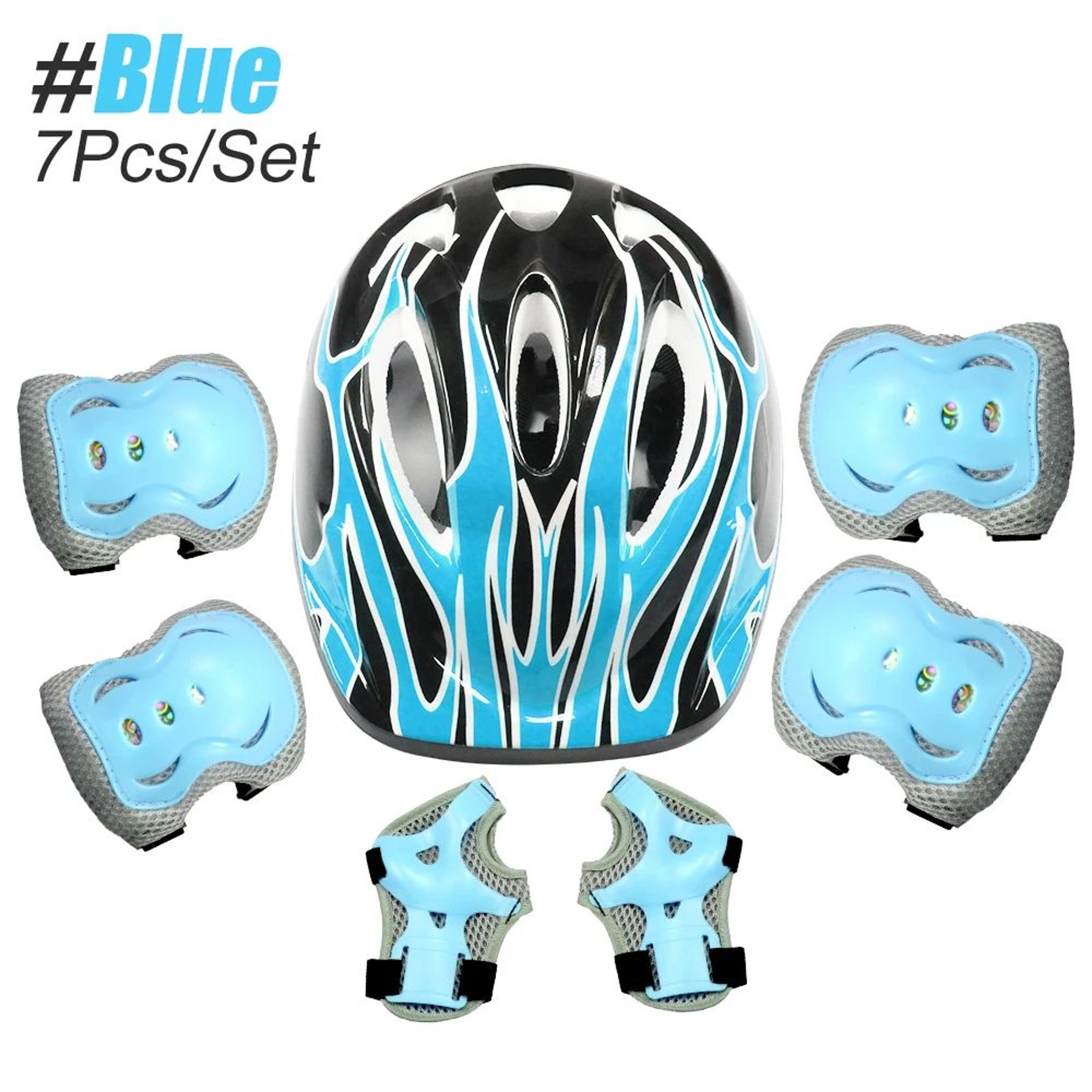 Kids Protective Gear Set 6PCS Knee Elbow Pads With Wrist Guards For Cycling Skating Scooter Riding 9