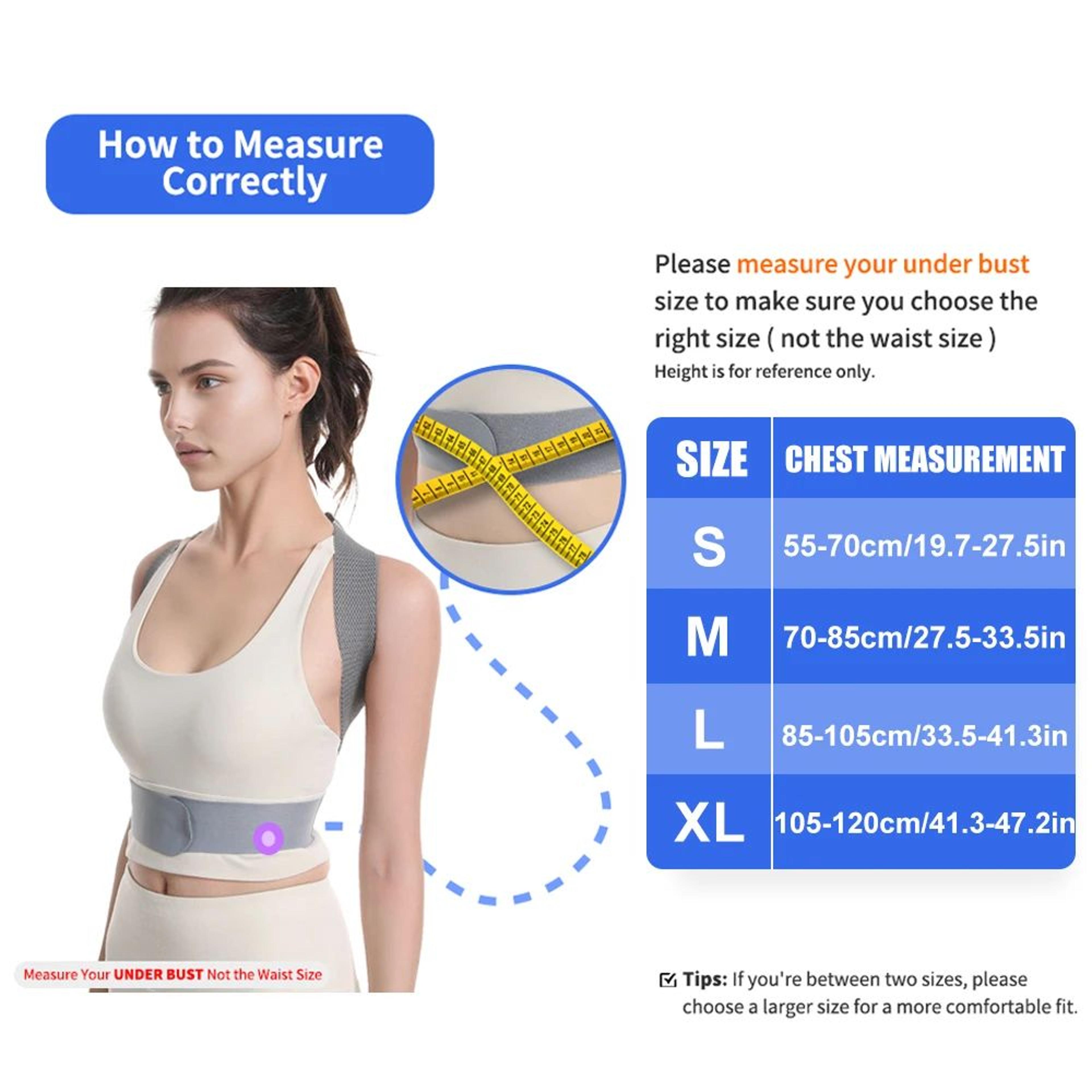 AlignEase Posture Corrector Back Brace For Men  Women Adjustable Back Support Brace For Neck And Sh 4