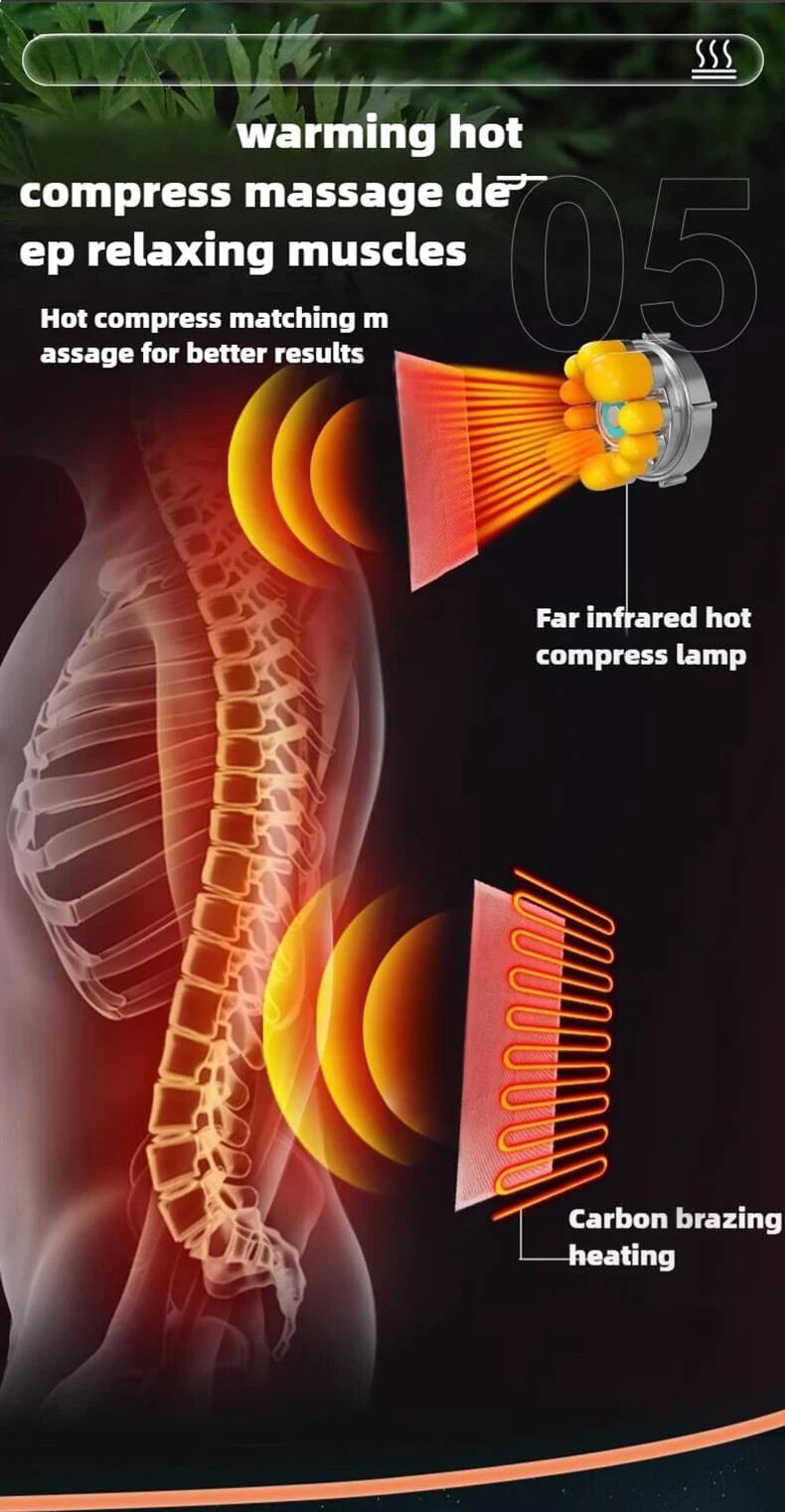 Electric Full Body Massage Mattress With Heat And Airbag Massage Cushion 5