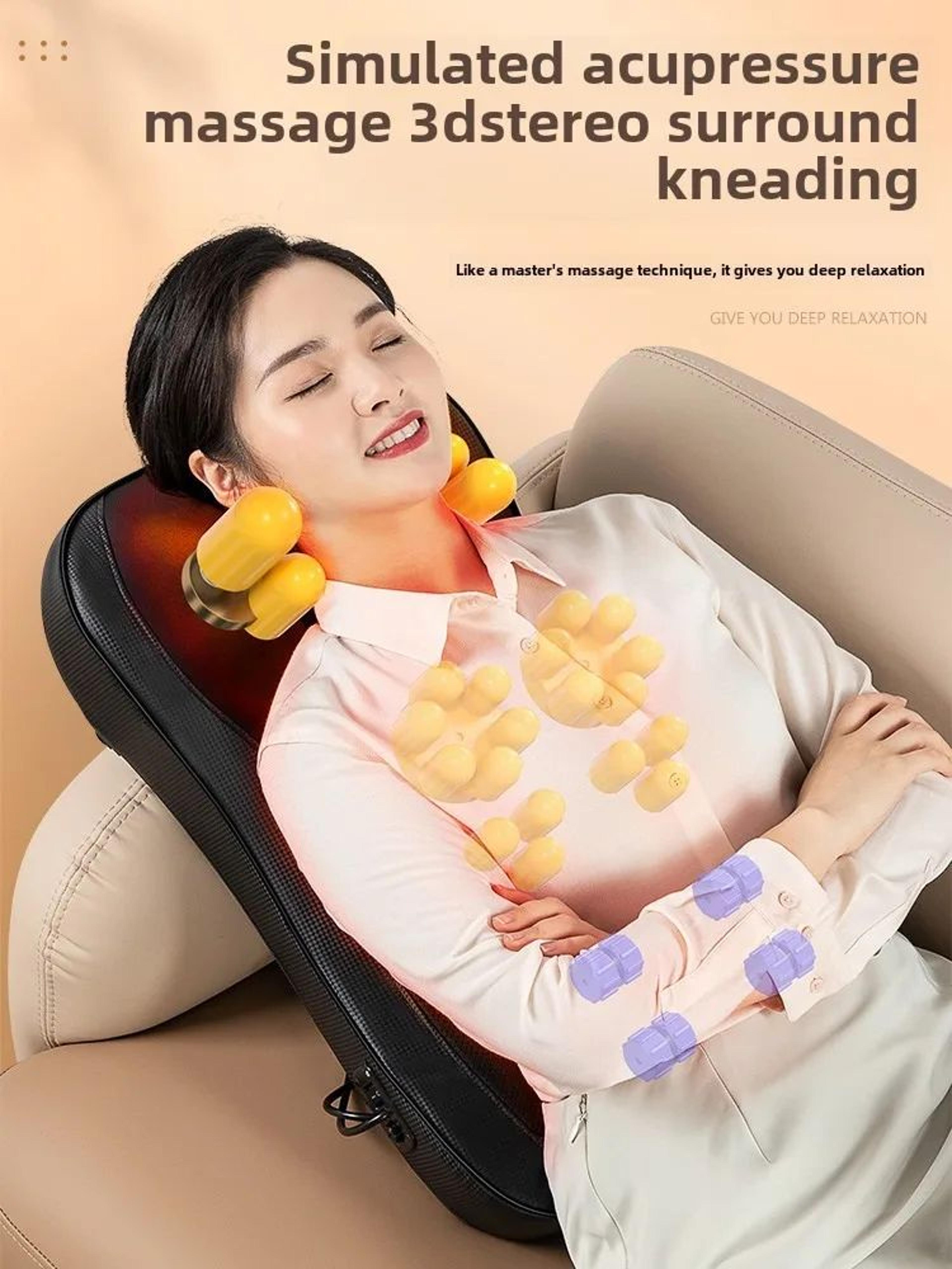 JAIYORL Full Body Massage Chair Pad With Heat And Shiatsu Back Massager For Neck Shoulder And Waist 1