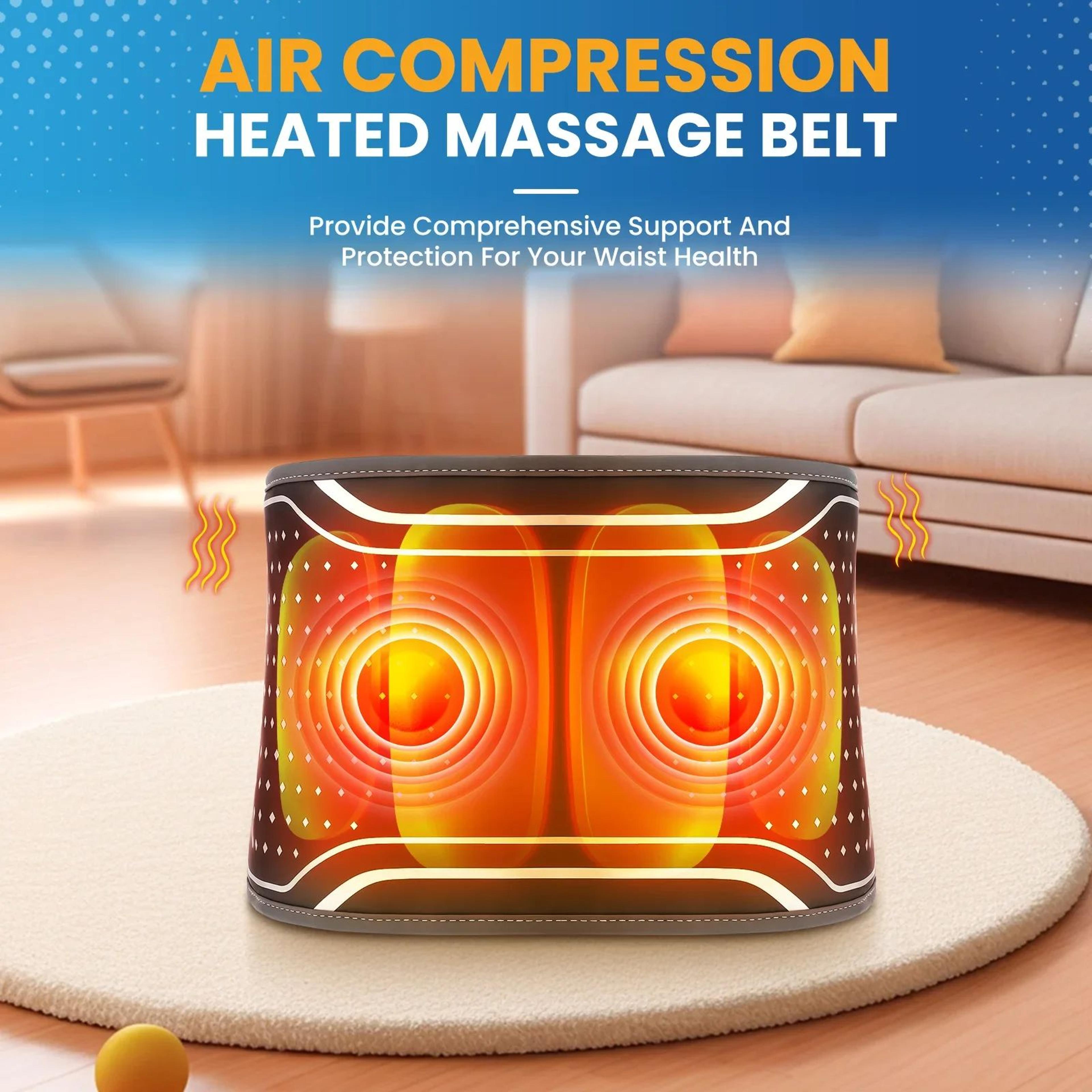 ThermaLift Inflatable Lumbar Support Belt With Heat And Vibration Massage 4