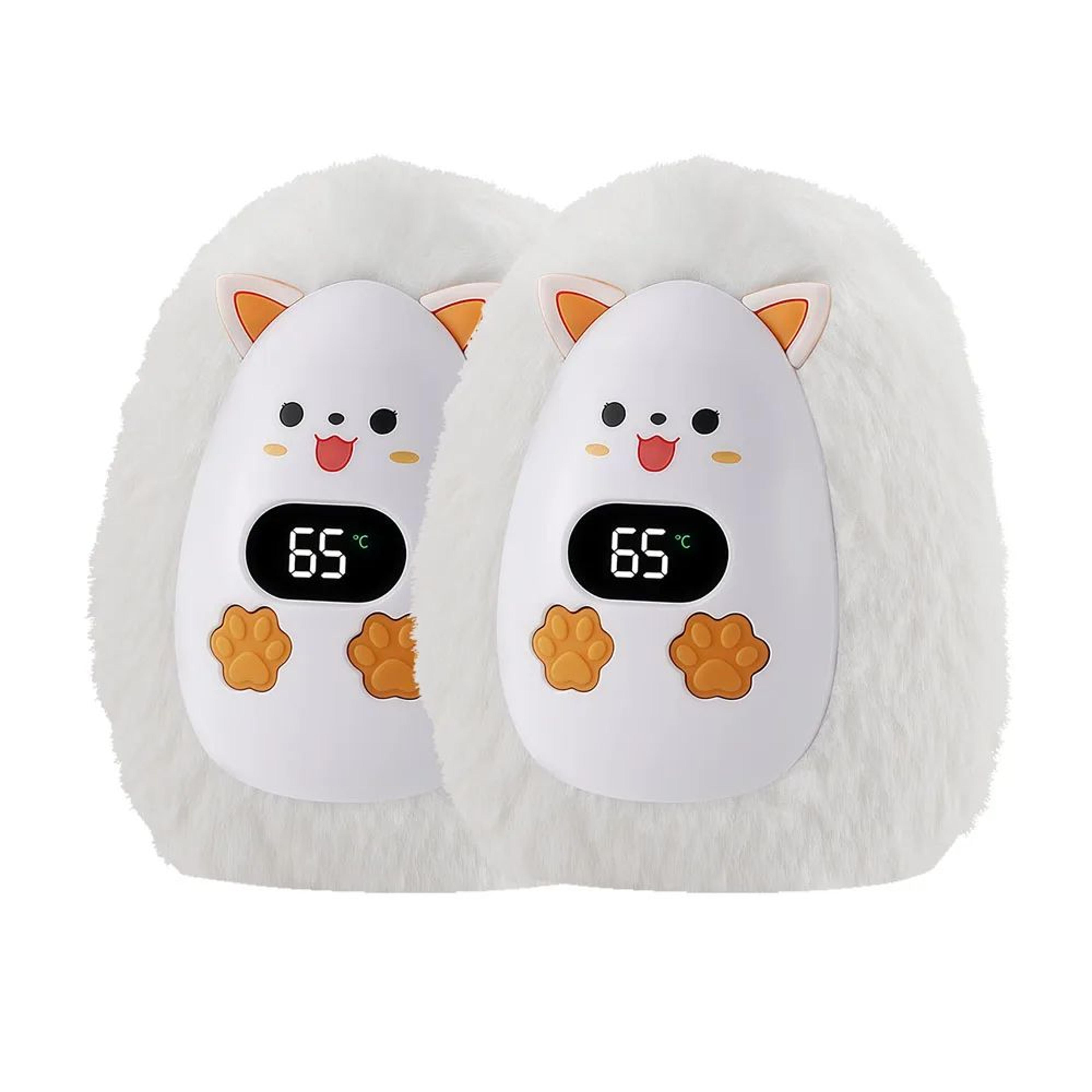CozyFox Rechargeable Hand Warmer Plush Pocket Heater With Portable Hand Warmer 3 Heat Levels 7