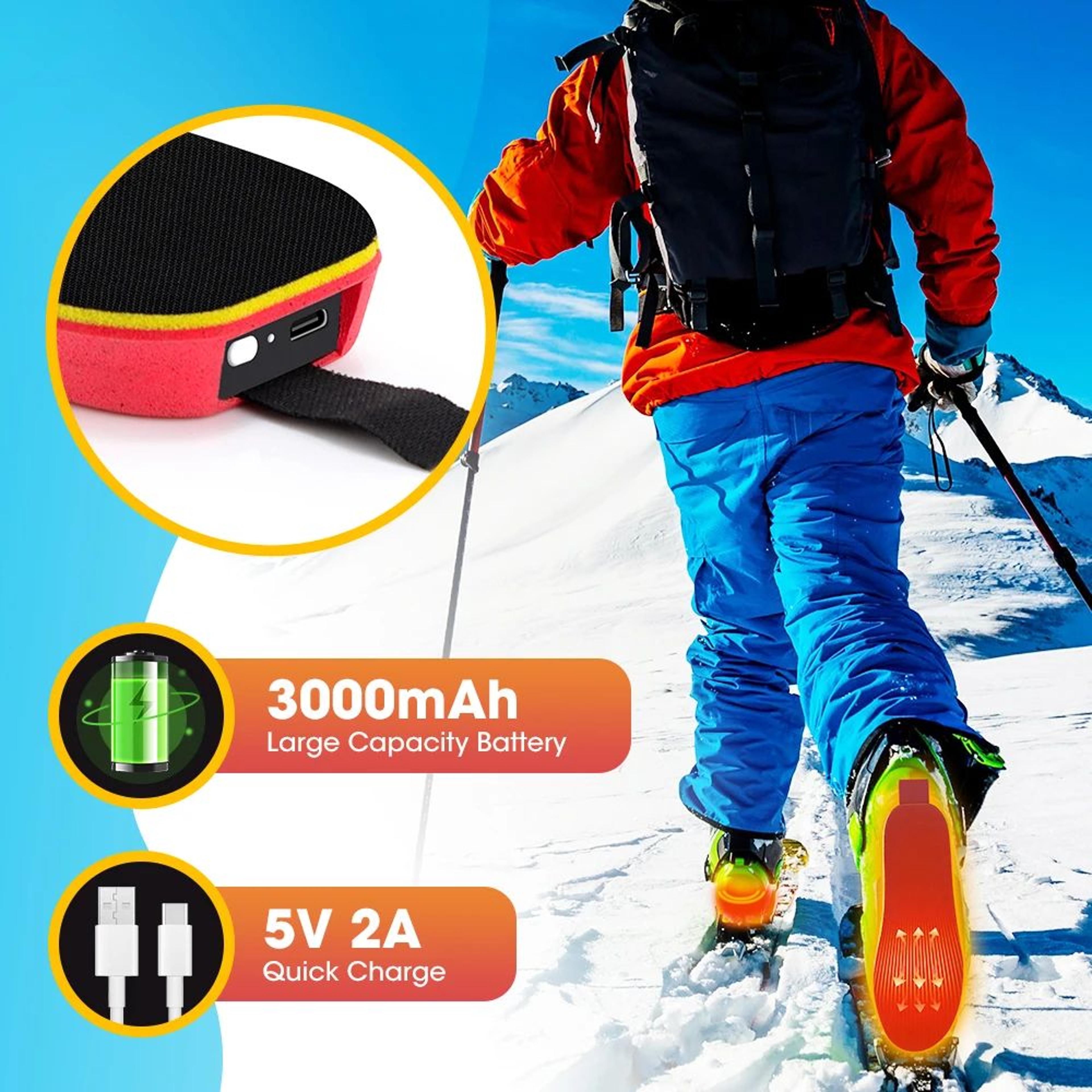 Smart App Controlled Heated Insoles With Remote Temperature Control For Winter Shoes And Outdoor Sp 2