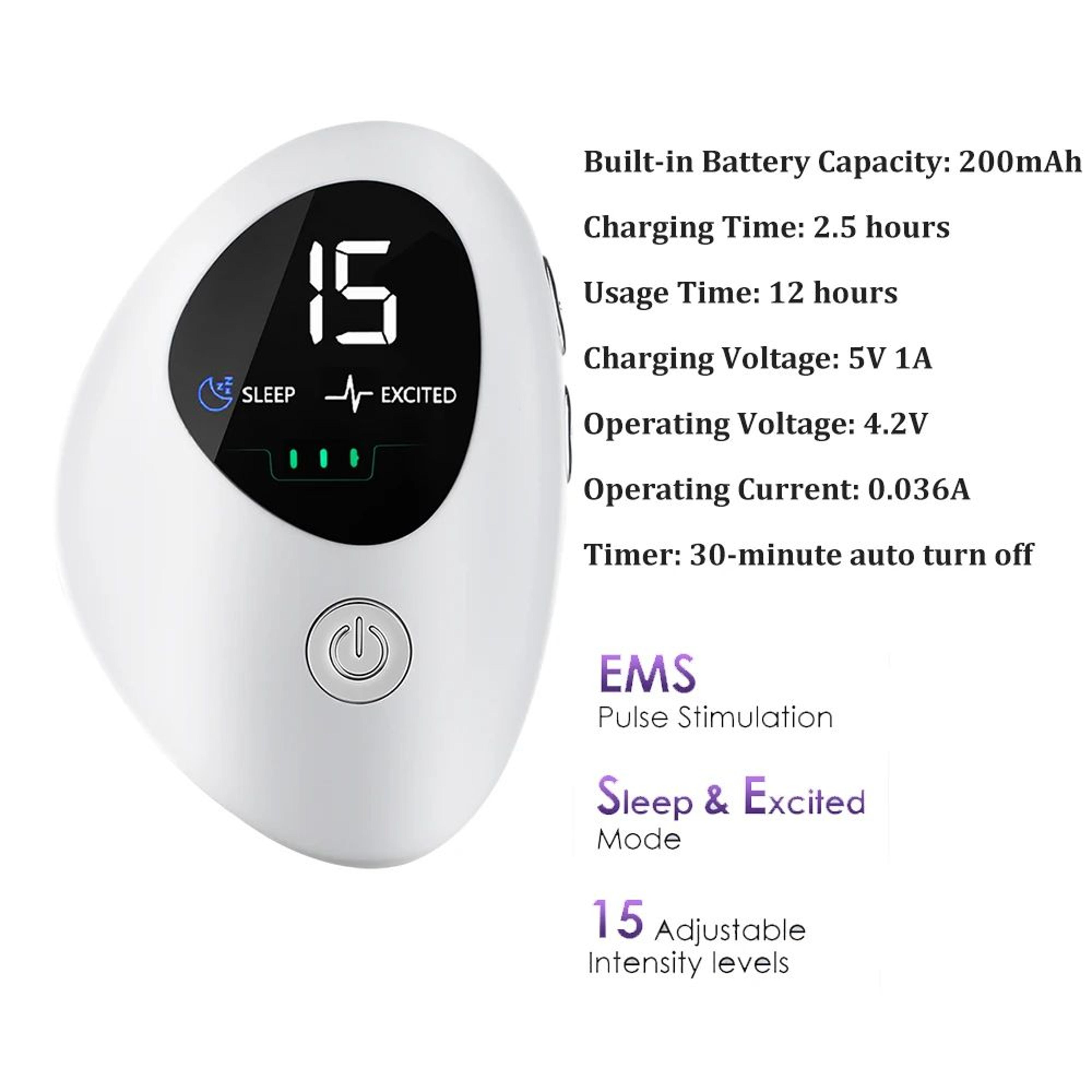 CalmPulse Microcurrent Sleep Aid Device For Relaxation And Stress Relief 7