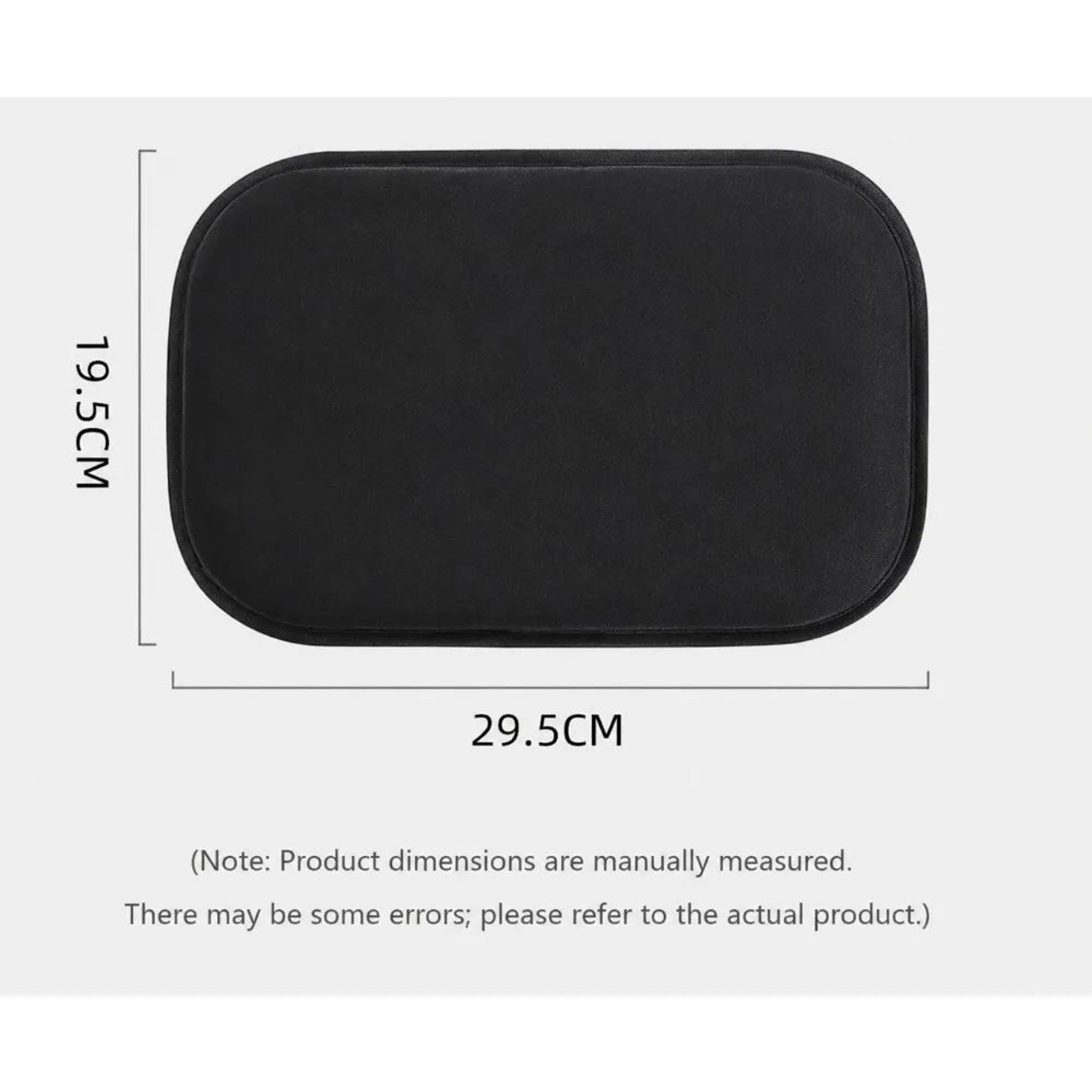 Universal Car Armrest Cushion Plush Center Console Cushion NonSlip Armrest Pad 1