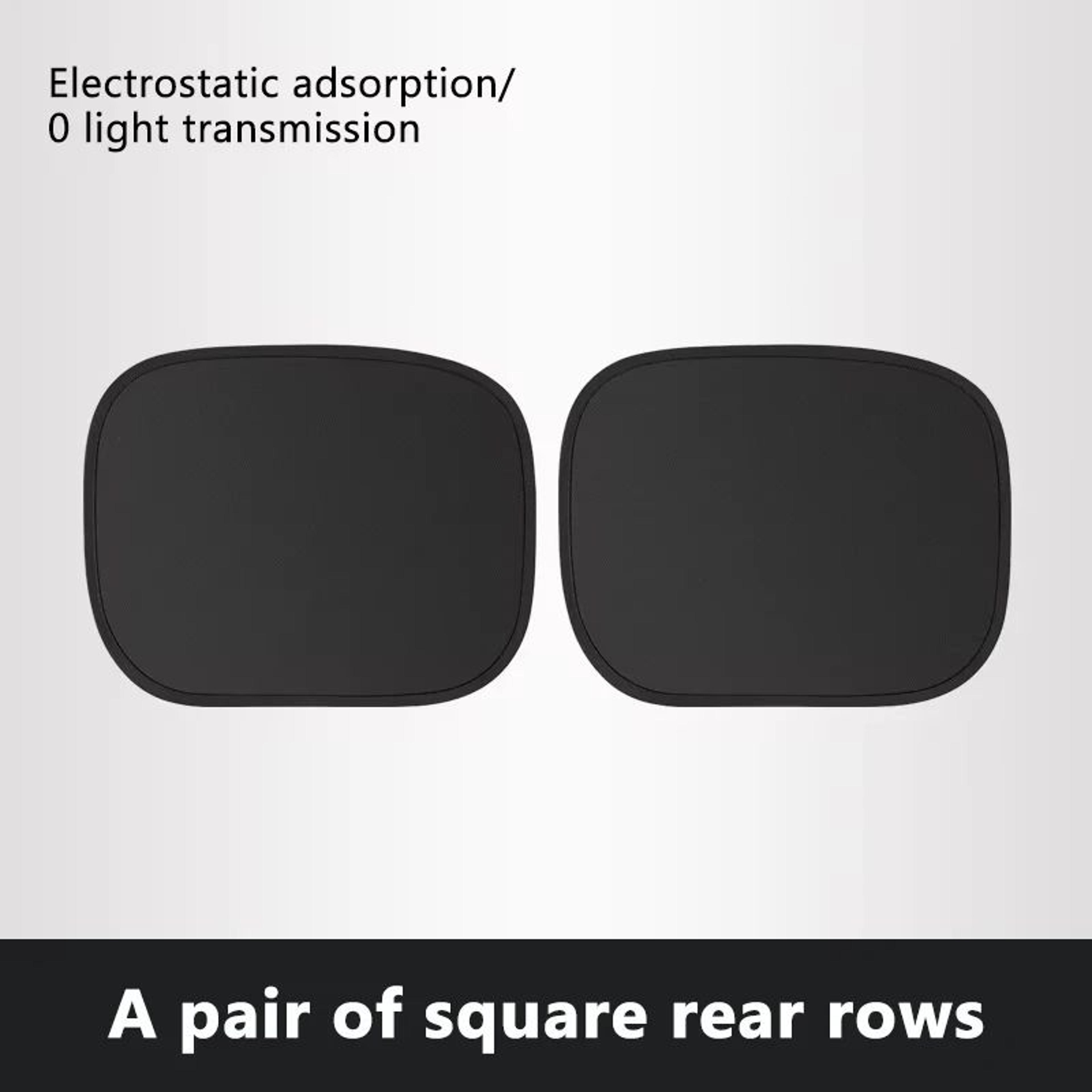 Electrostatic Car Window Sun Shade 4Layer UV Blocking AntiGlare Side Window Visor 8