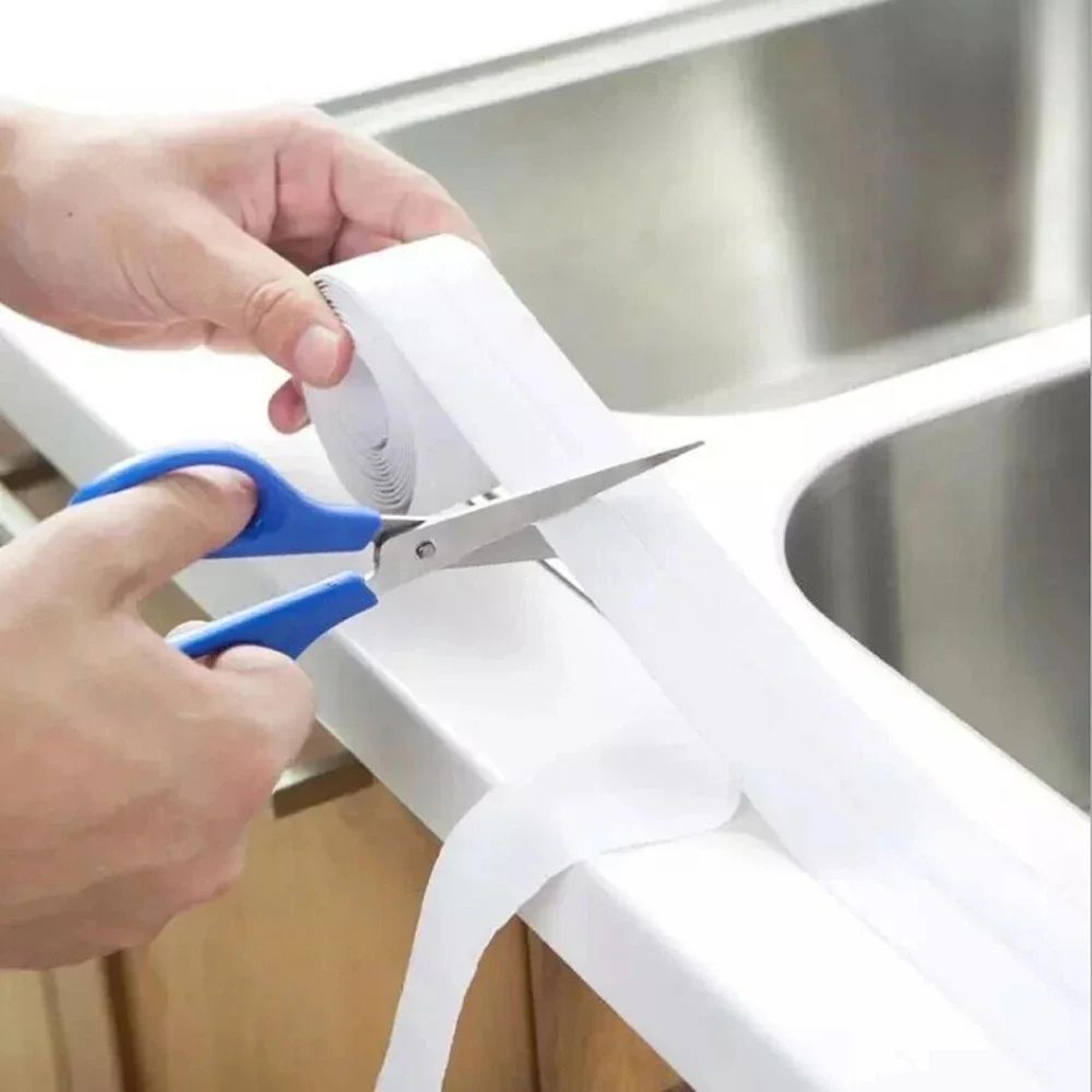 AquaSeal Waterproof Caulk Tape For Sinks Tubs And Bathroom Edges 4