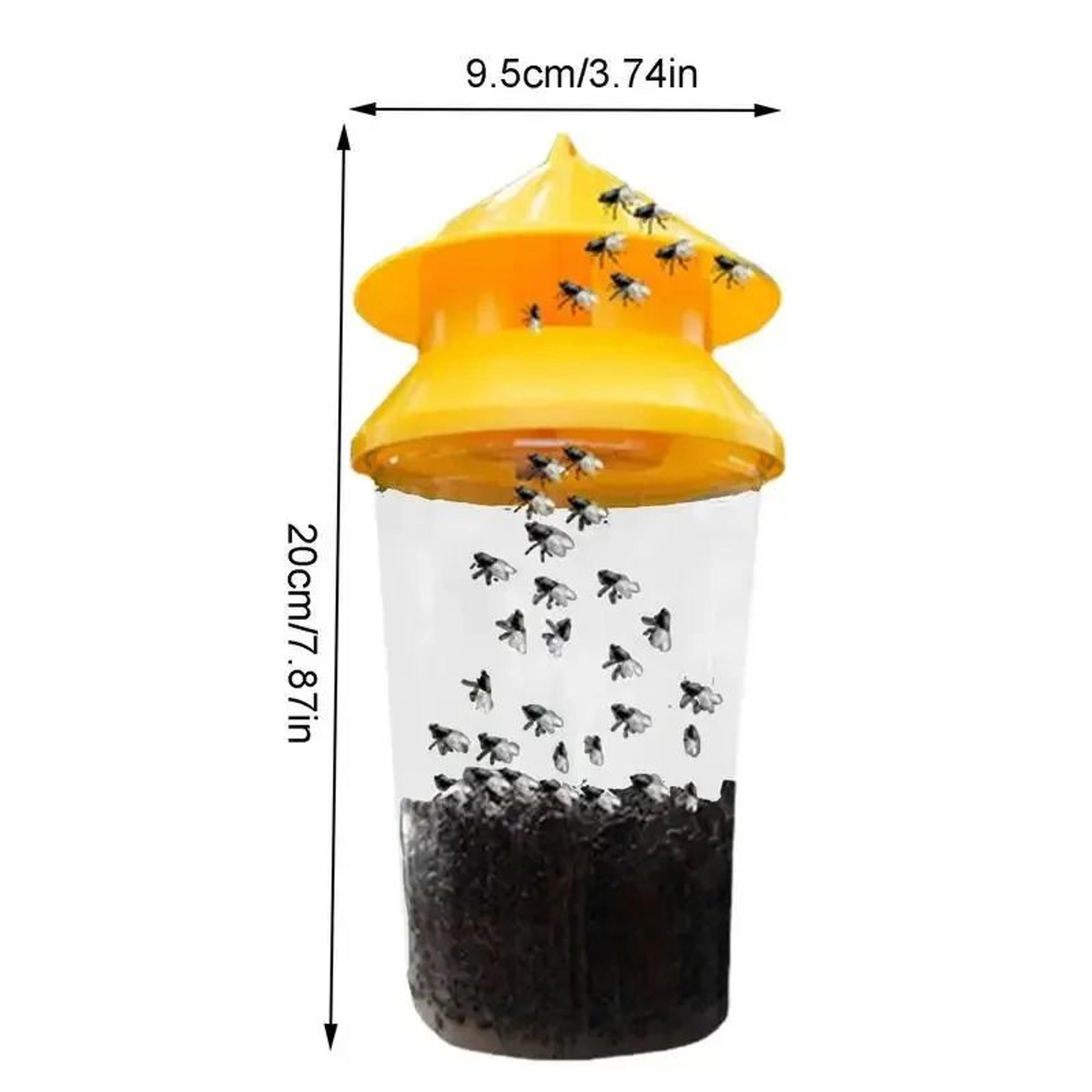2Pack Reusable Outdoor Fly Traps With Bait Containers For Barns Farms  Gardens 4
