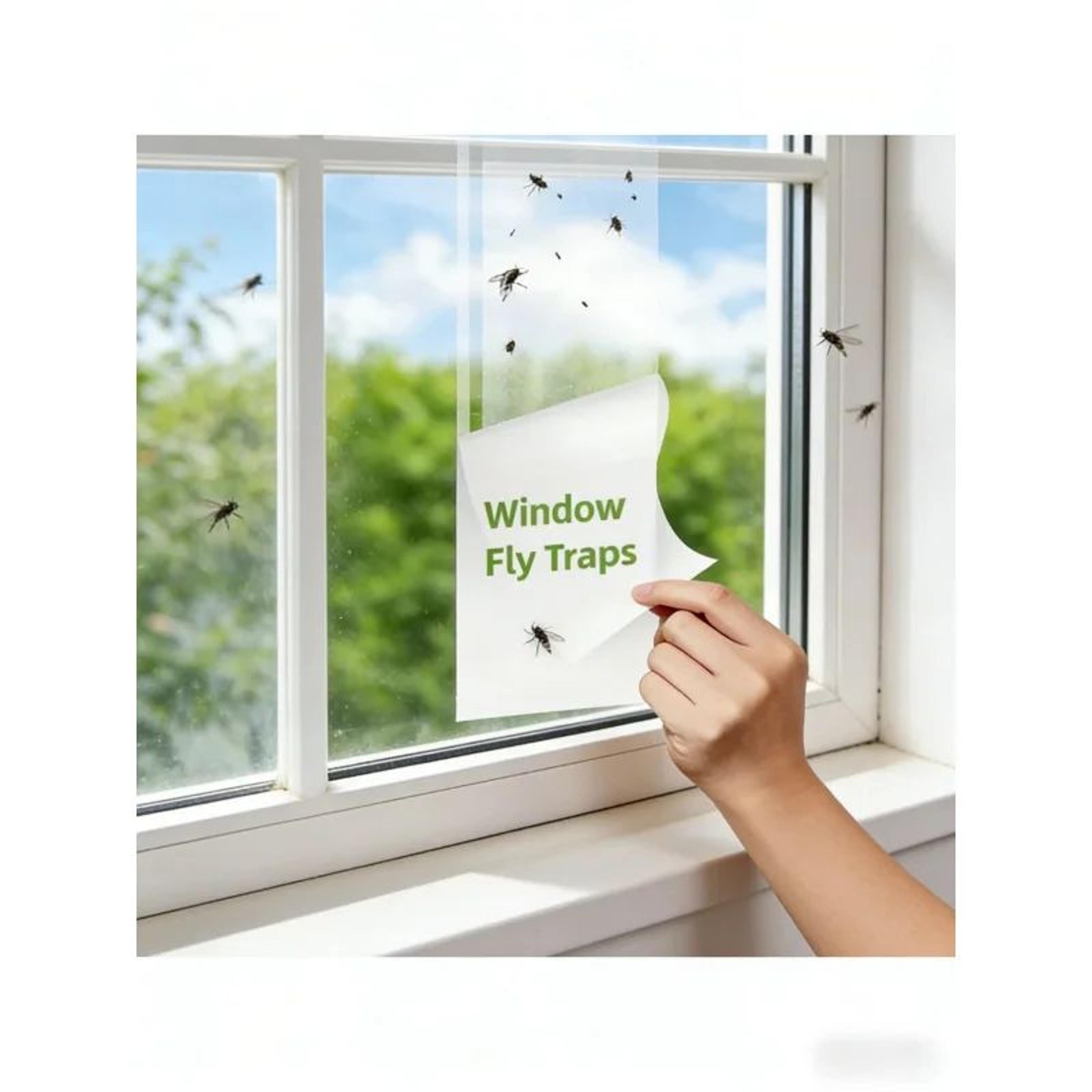 ClearGuard Transparent Window Fly Traps For Indoor Flying Insects 5