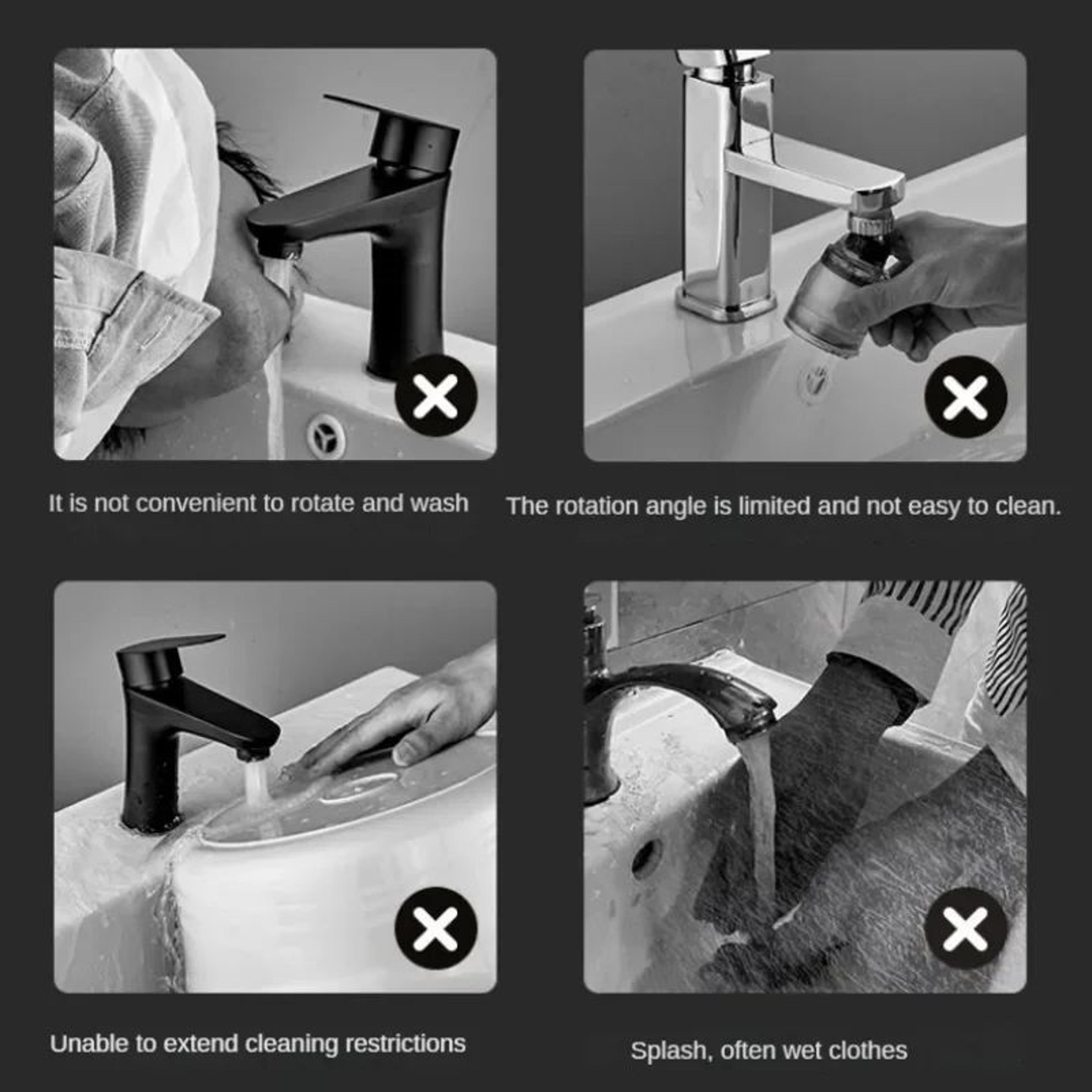 1080 Degree Rotating Mechanical Arm Faucet With AntiSplash Aerator 5