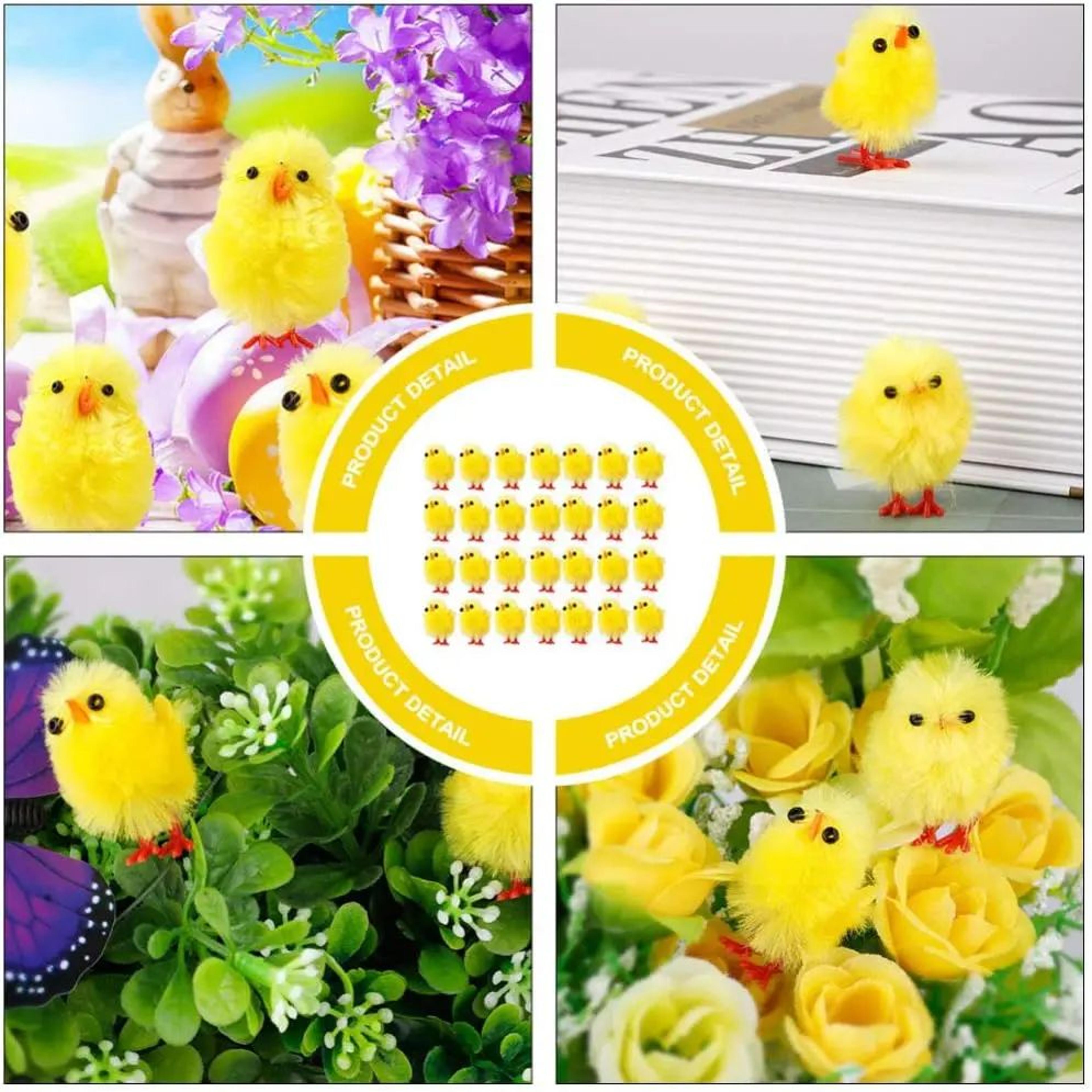 Mini Easter Chicks For Crafts And Spring Decorations 24216PCS 3