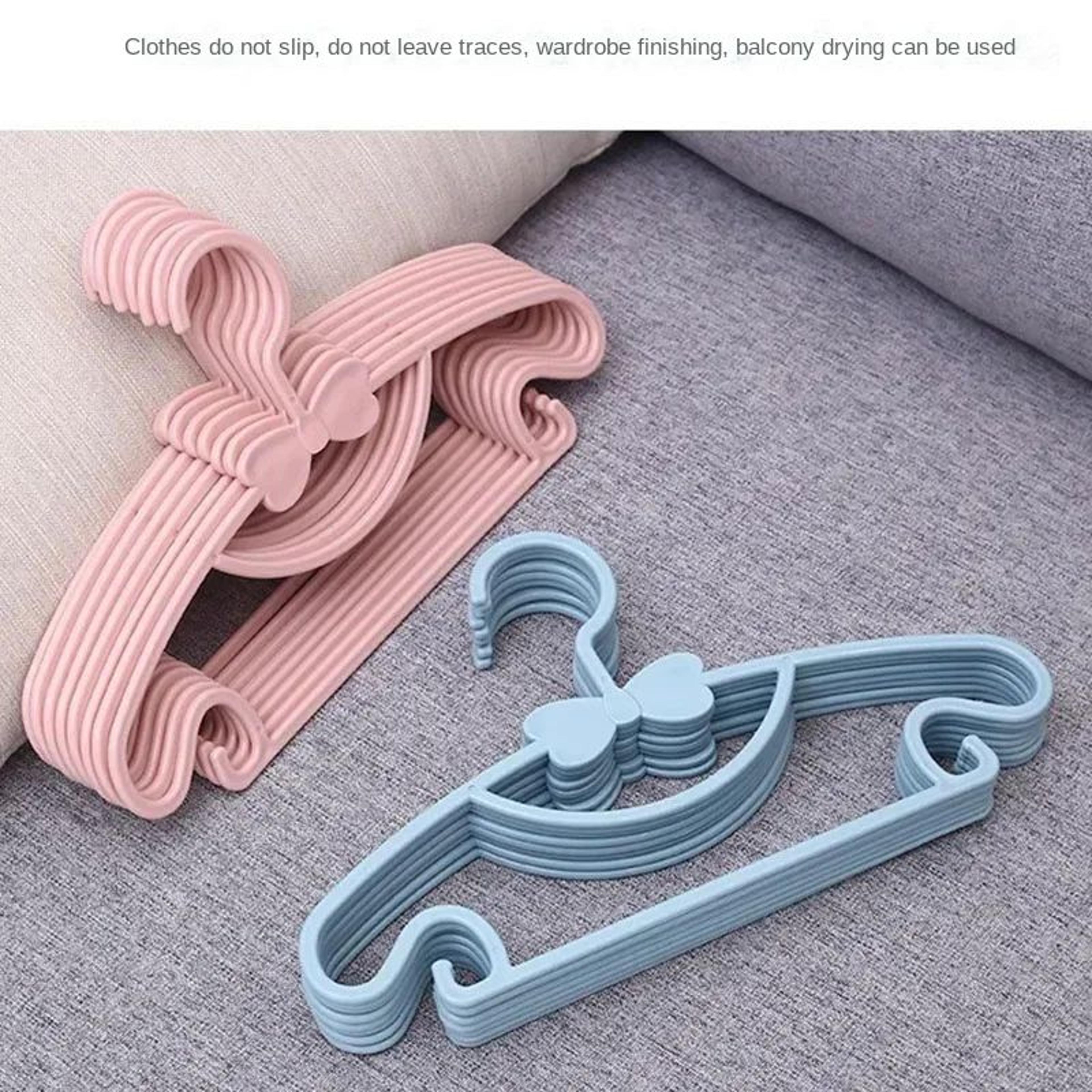 1050PCS Bow Design Baby Clothes Hangers For Kids Closet And Drying 2