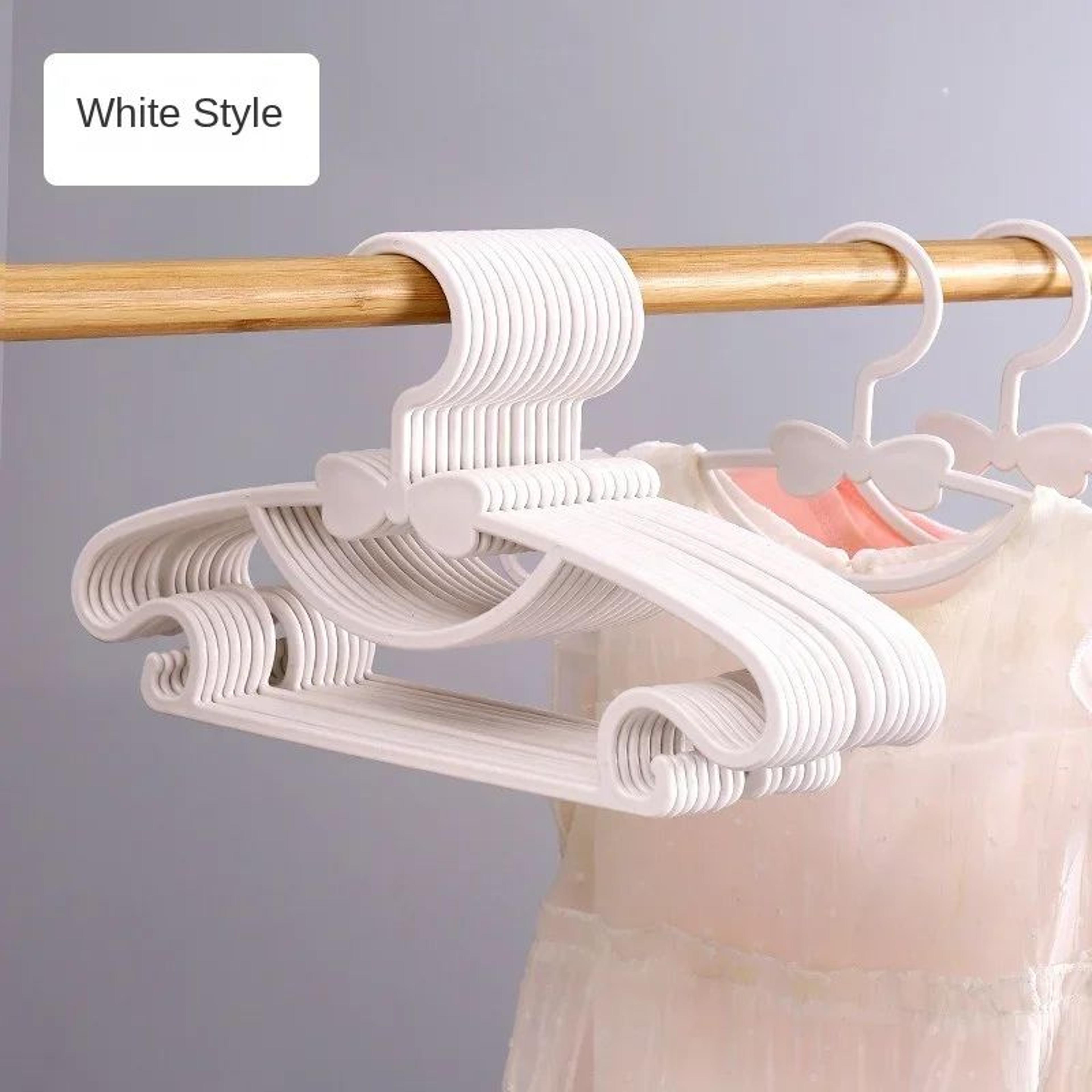 1050PCS Bow Design Baby Clothes Hangers For Kids Closet And Drying 6