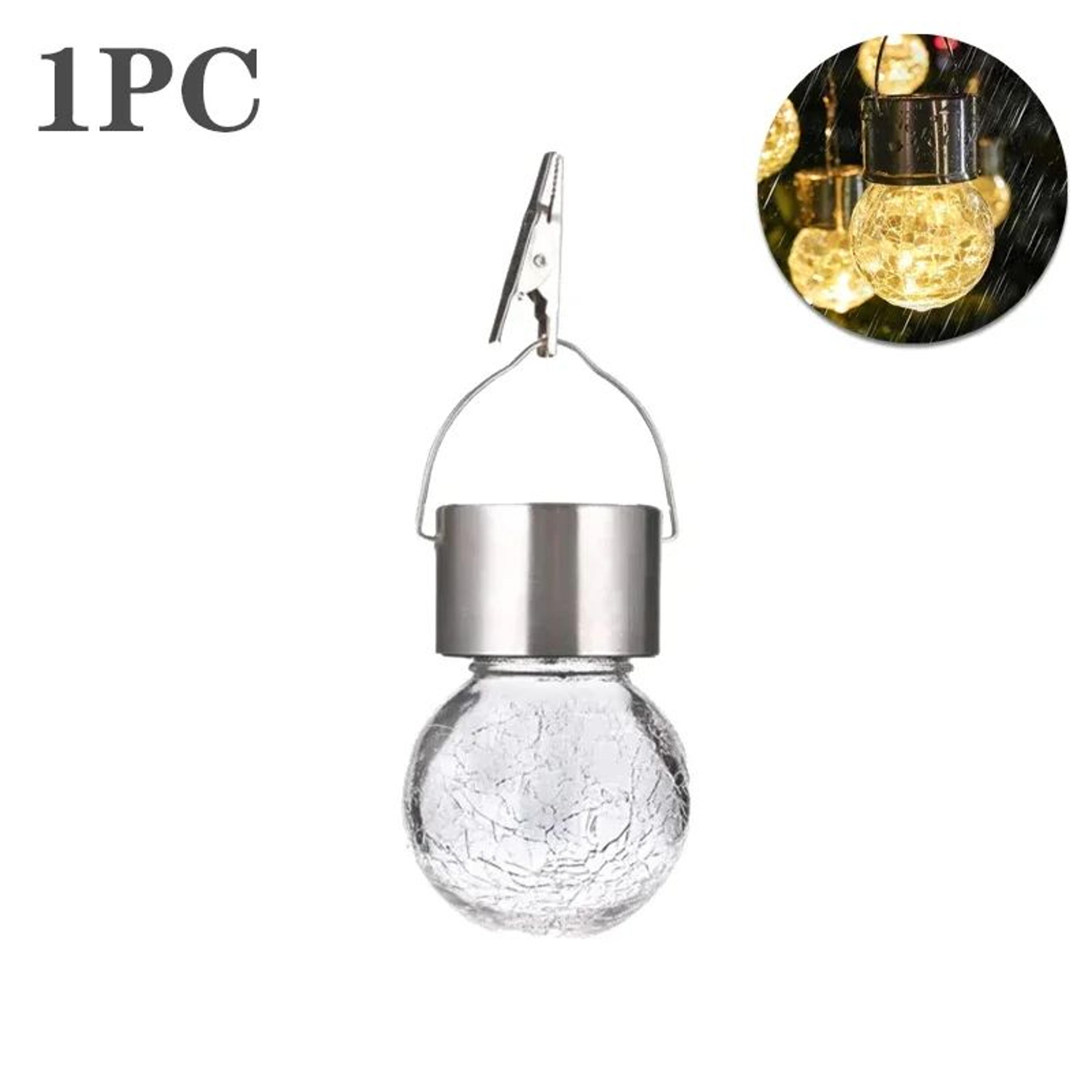 Solar Cracked Glass Ball Hanging Garden Lights 135PCS 8
